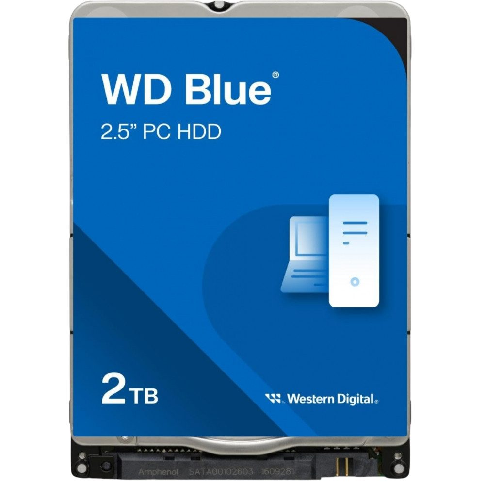 Western Digital WD BLUE 2 TB - interne HDD Festplatte - blau interne HDD-Festplatte (2 TB) 2,5"