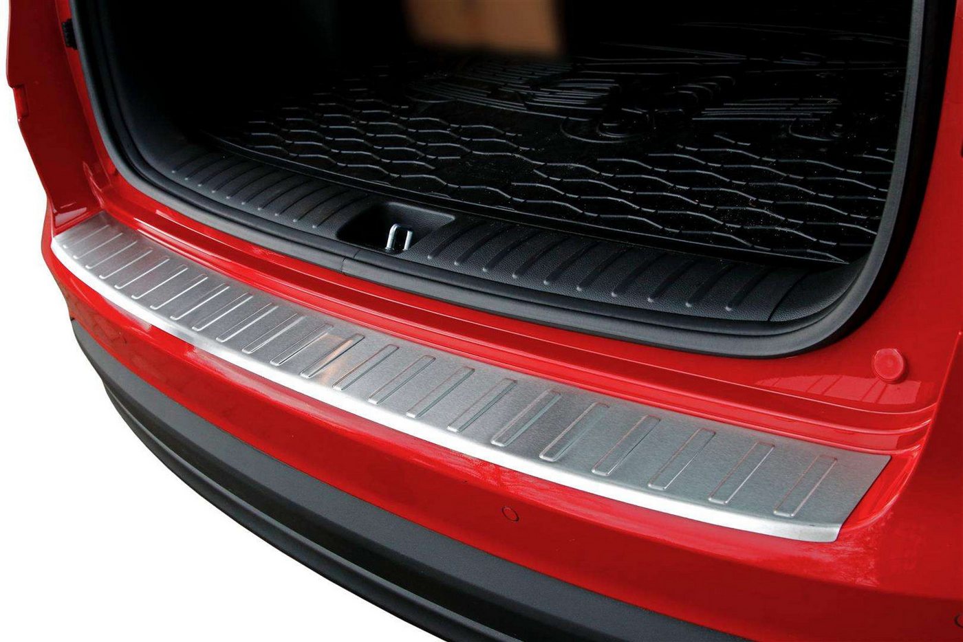 Thumbnail - RECAMBO Ladekantenschutz für HYUNDIA TUCSON III FACELIFT, 2018-2020 Stoßstangenschutz, V2A rostfrei, Exklusive Optik, pr...