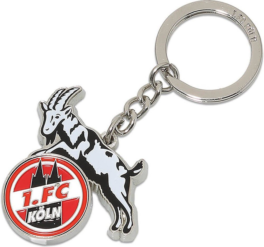 1. FC Köln Schlüsselanhänger Schlüsselanhänger Logo mit Einkaufschip