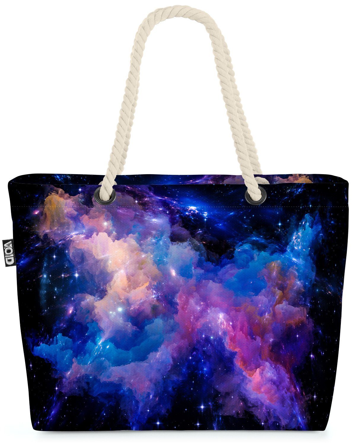 VOID Strandtasche (1-tlg), Astrophysik Sterne Universum Space Weltall Kosmos Sternenwolke Wolke