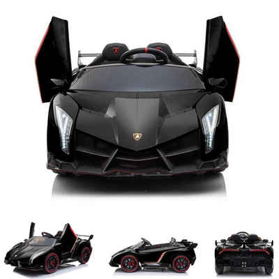 ES-Toys Elektro-Kinderauto Kinder Elektroauto Lamborghini, Belastbarkeit 30 kg, Veneno 615B EVA-Reifen Fernbedienung
