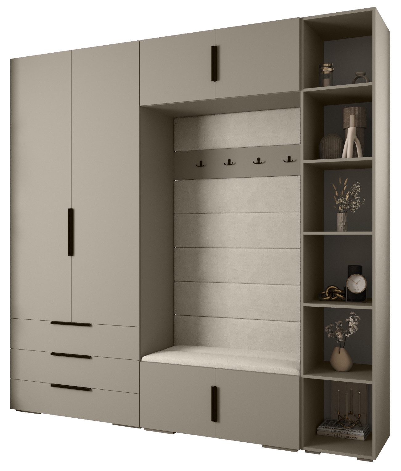 ABIKS MÖBEL Kompaktgarderobe INOVA 1 SATZ günstig online kaufen