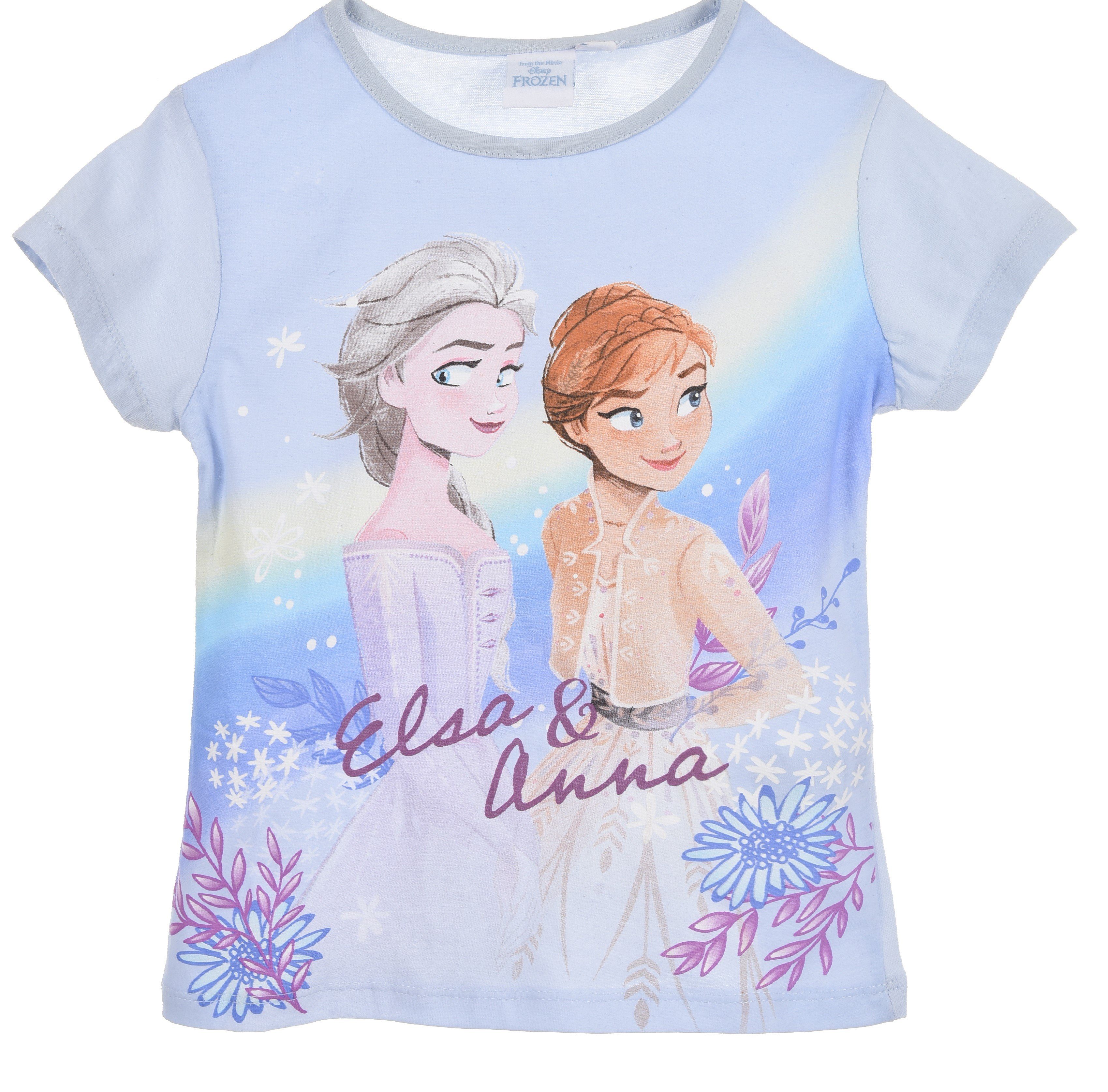 Nautinati Disney Anna Girls Frozen Print T-shirt | Cotton T-shirt for 2-10 Years