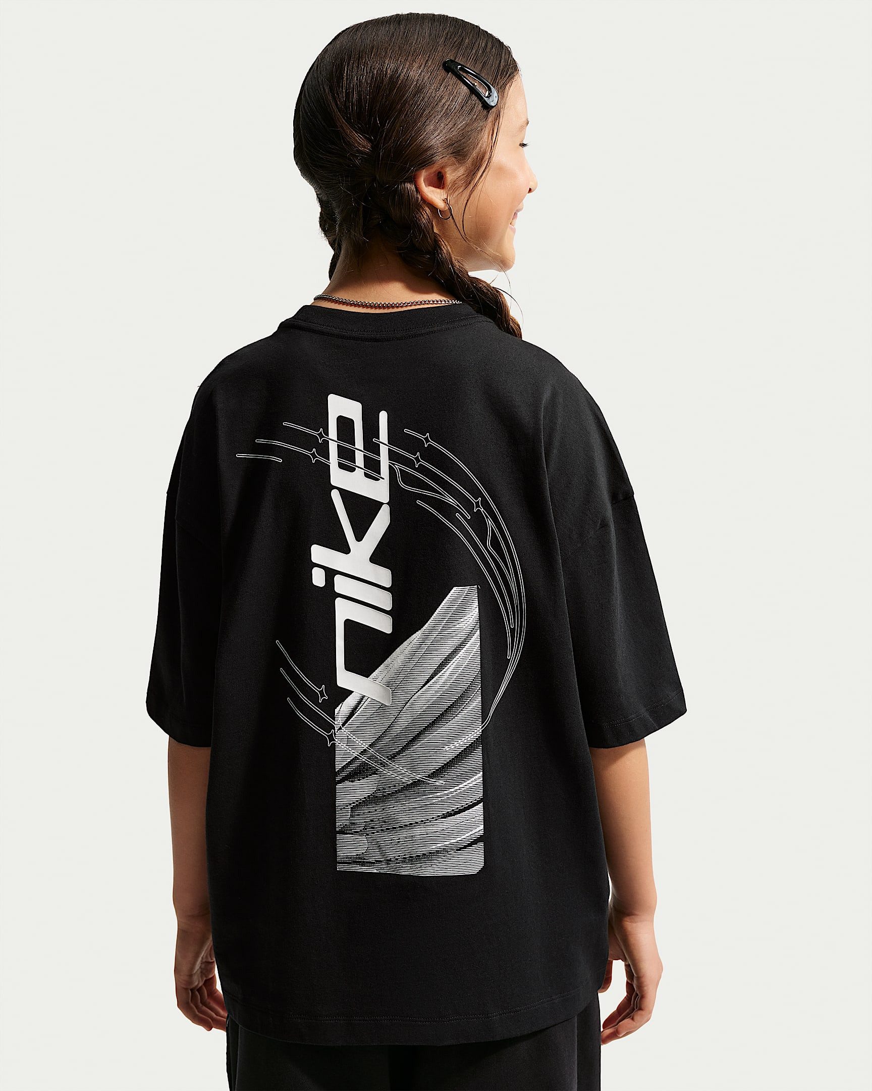 Nike Sportswear T-Shirt G NSW TEE OS STREET VERT WINGS für Mädchen und Jugendliche