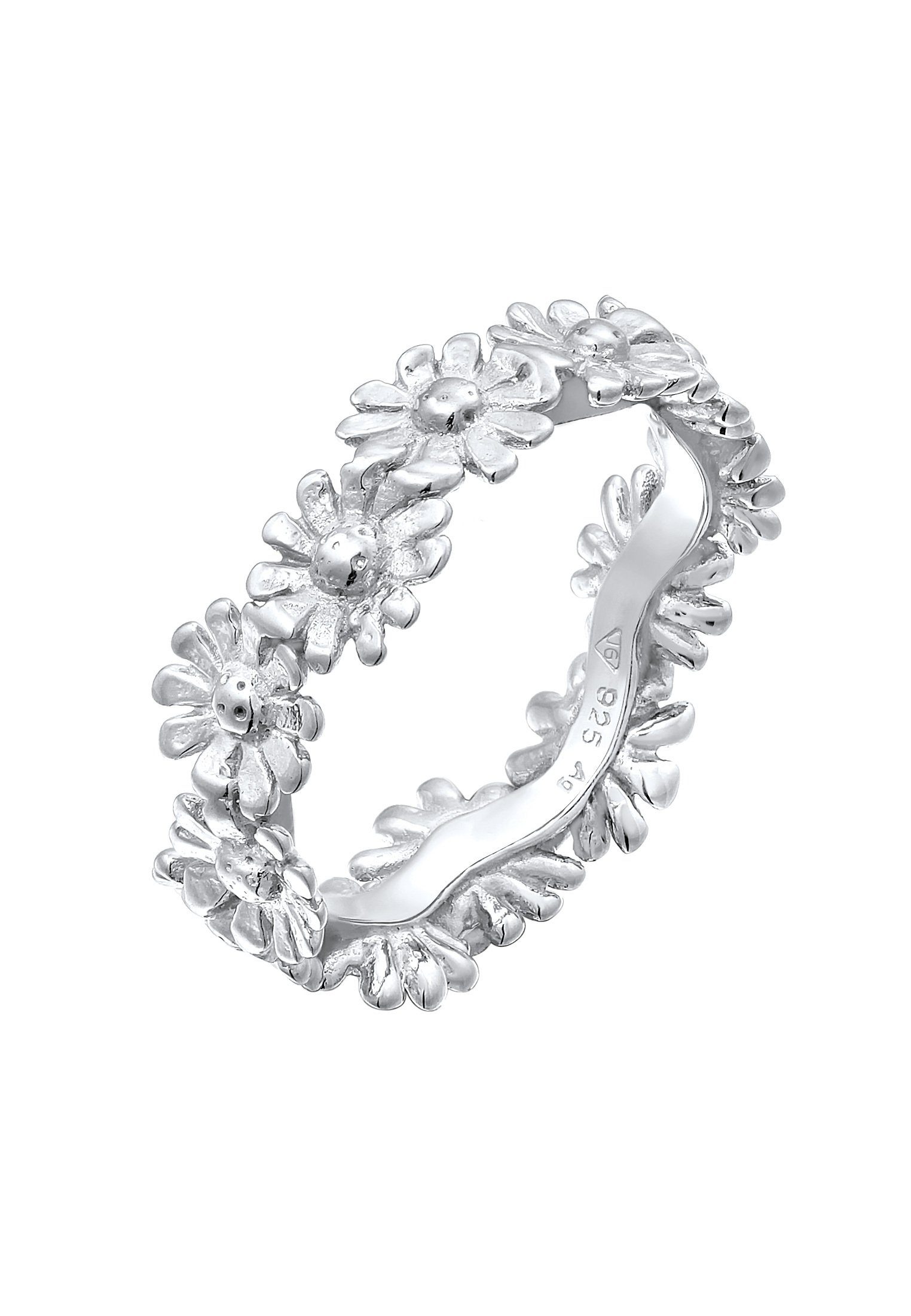 Elli Fingerring Bandring Blüte Blume Flower günstig online kaufen