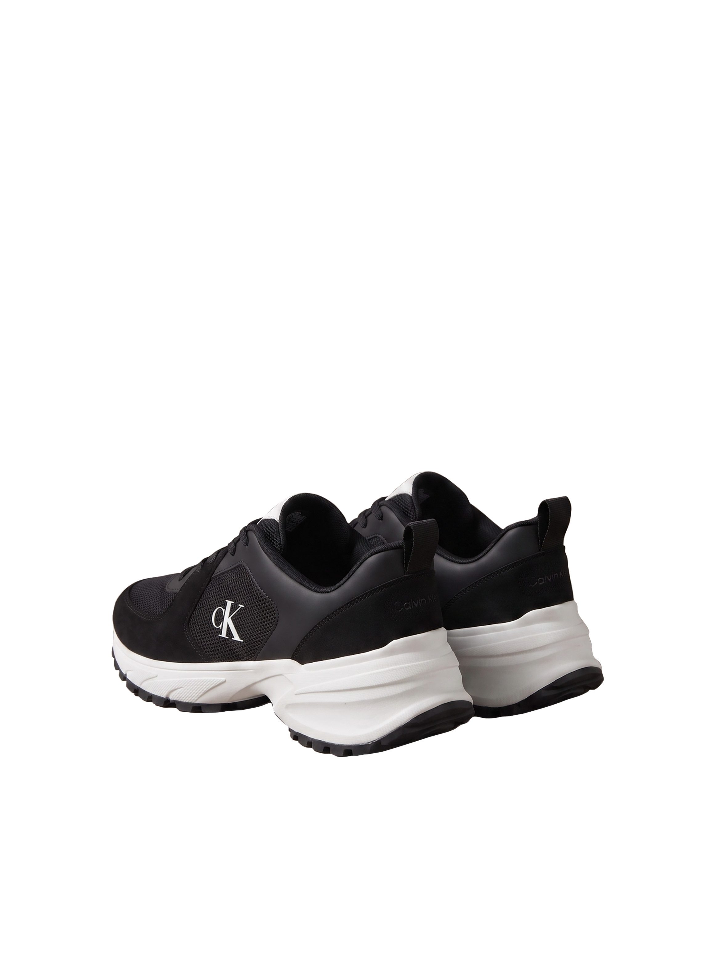 Calvin Klein HIKE RUNNER LACE UP SU MESH Sneaker Freizeitschuh, Halbschuh, Schnürschuh mit Anziehlasche