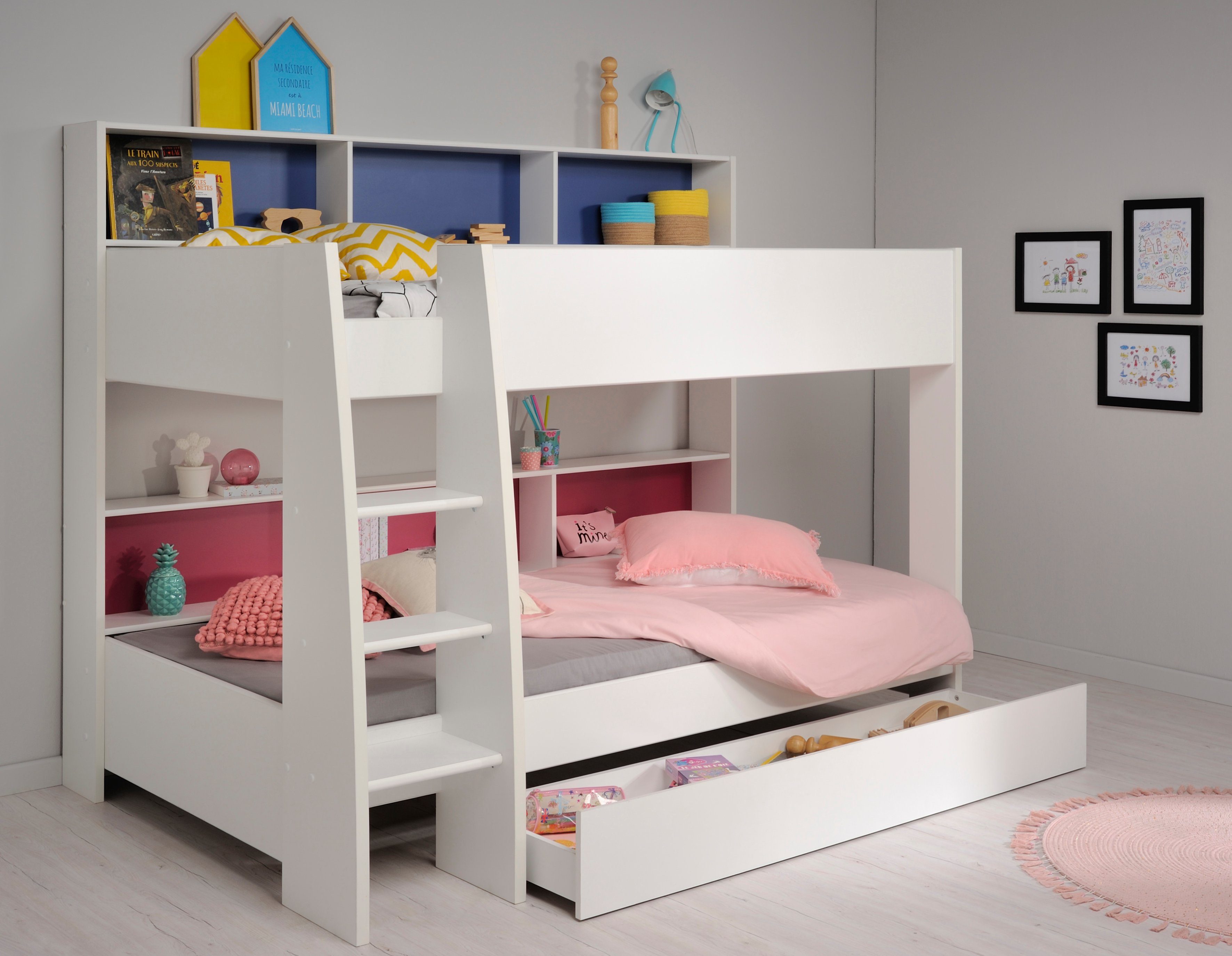 Faizee Möbel Etagenbett Etagenbett Tam Tam 11 Parisot + Bettschubkasten+ 2 günstig online kaufen