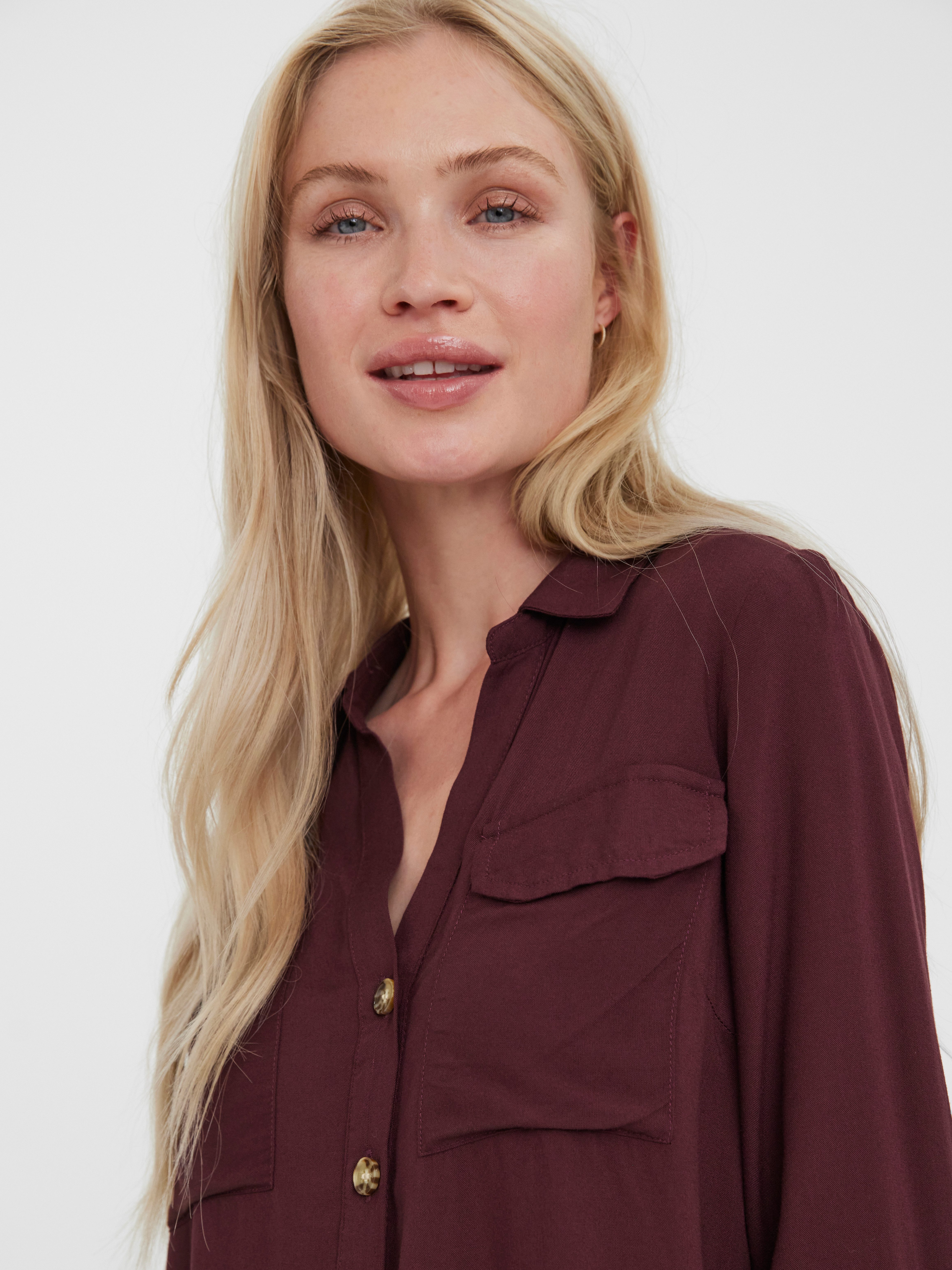 Vero Moda Hemdbluse VMBUMPY L/S SHIRT günstig online kaufen