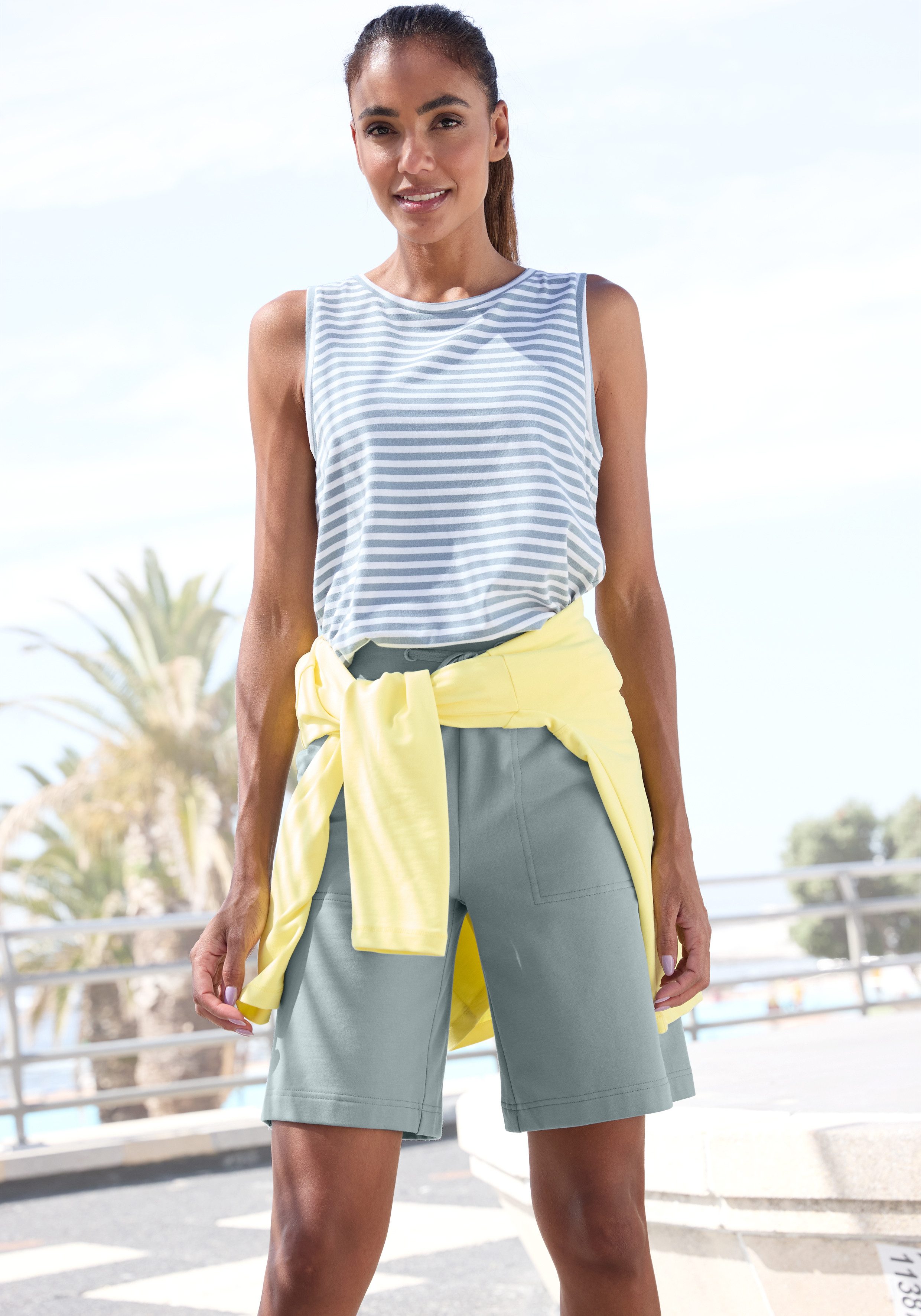 Elbsand Tanktop Maavi mit Streifenmuster