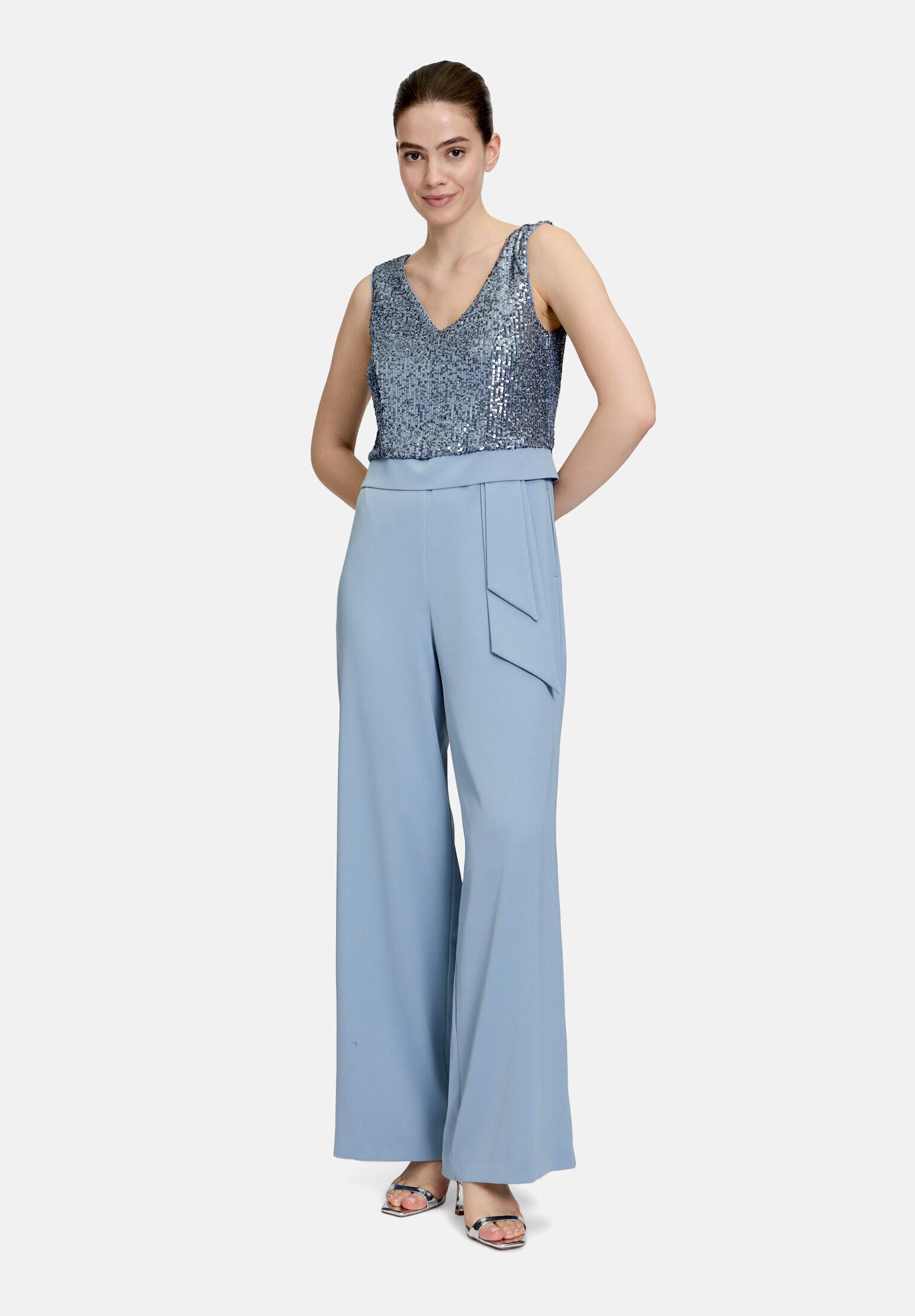 Vera Mont Overall Damen mit Pailletten (1-tlg) Nahtführung