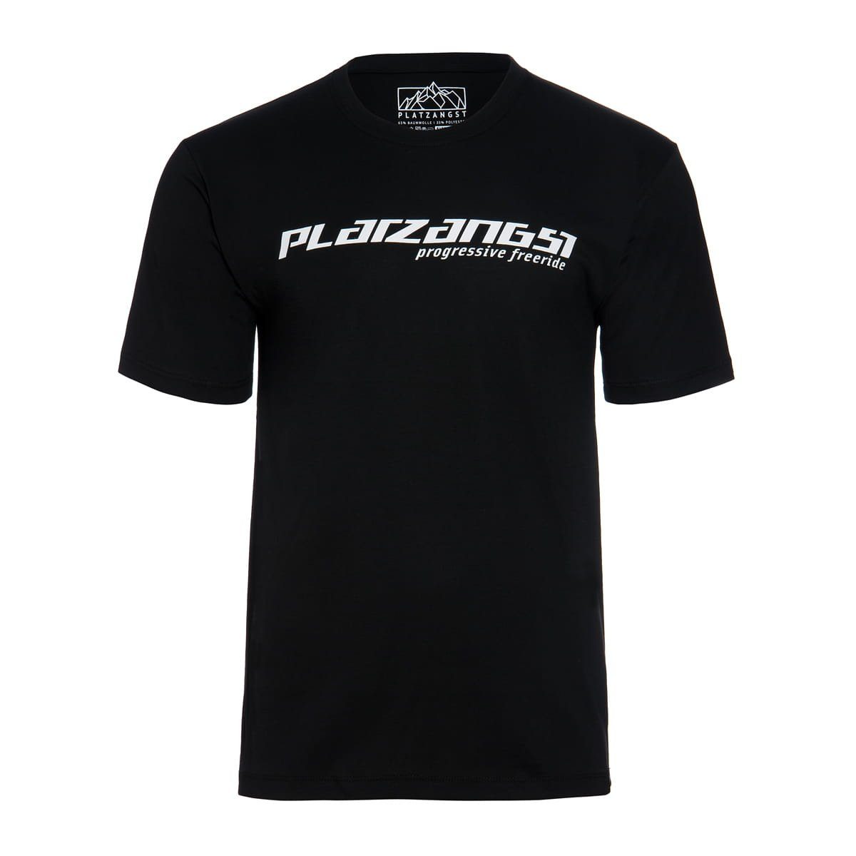 Platzangst T-Shirt T-Shirts Platzangst Logo T-Shirt - Schwarz XS- (1-tlg)
