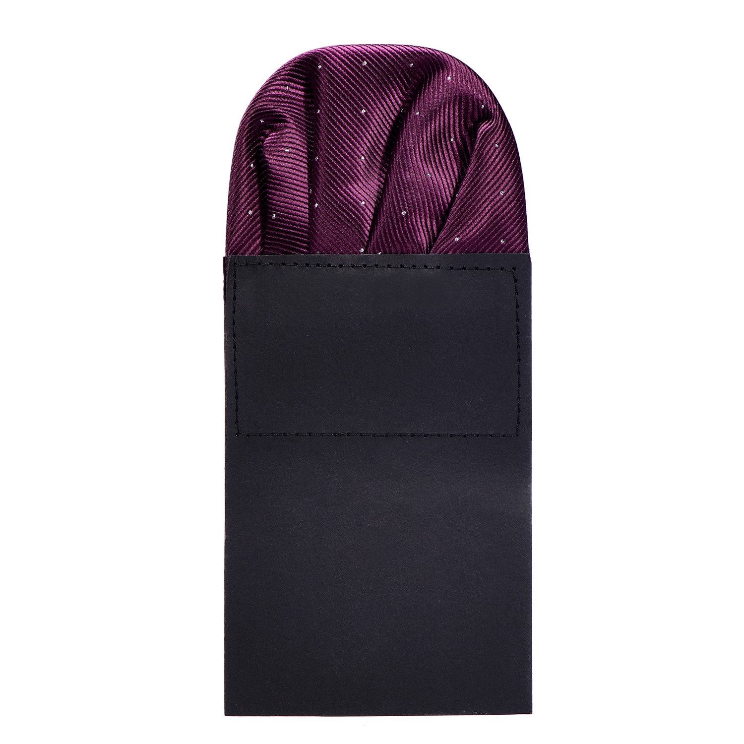 DonDon Einstecktuch DonDon Herren Einstecktuch vorgefaltet, (Packung, 1-St. Packung), vorgefaltet, mit Karton verstärkt, Seidenlook