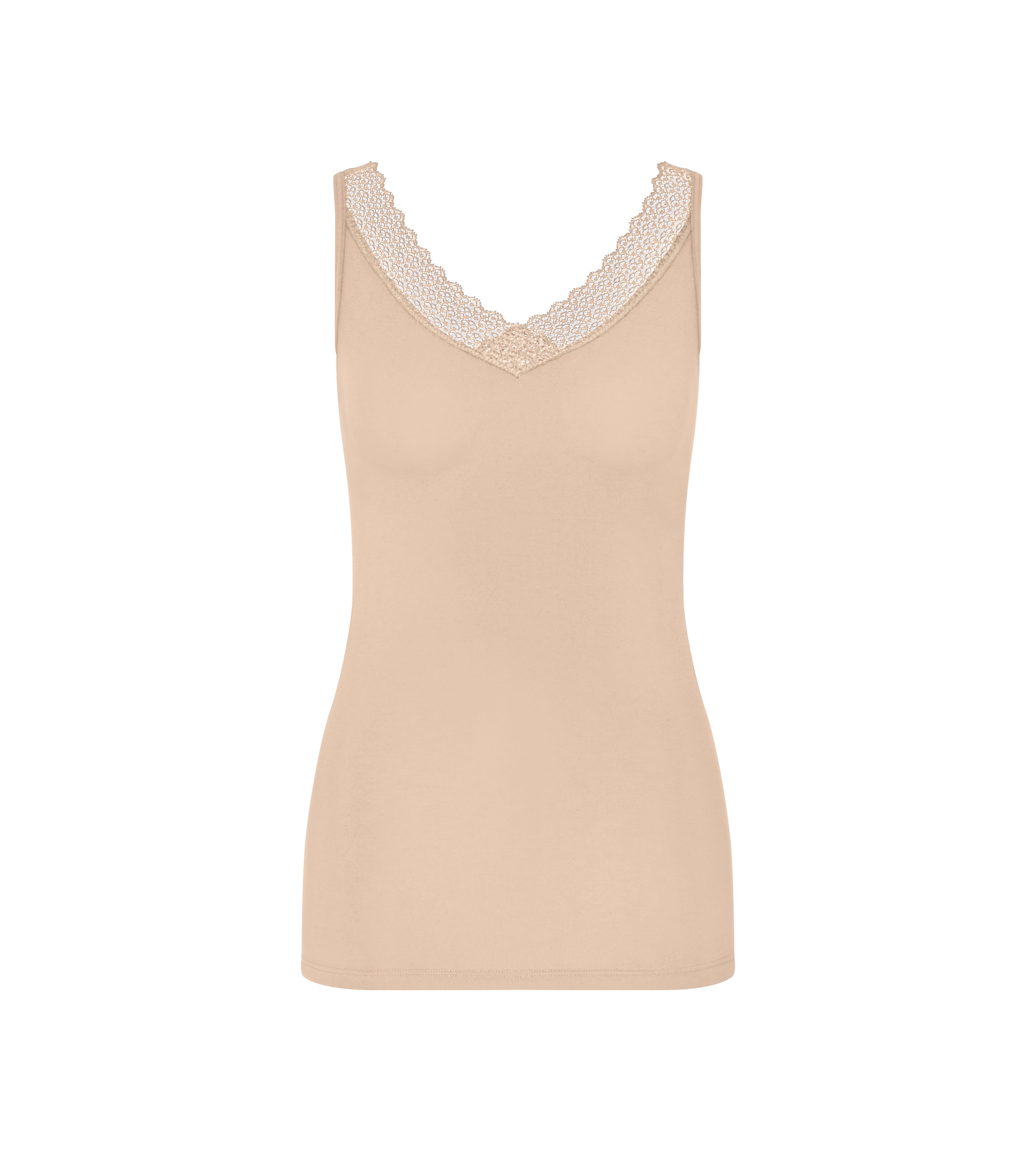 Triumph Tanktop Feel of Modal seidenweich, V-Ausschnitt mit Verzierung, sch günstig online kaufen