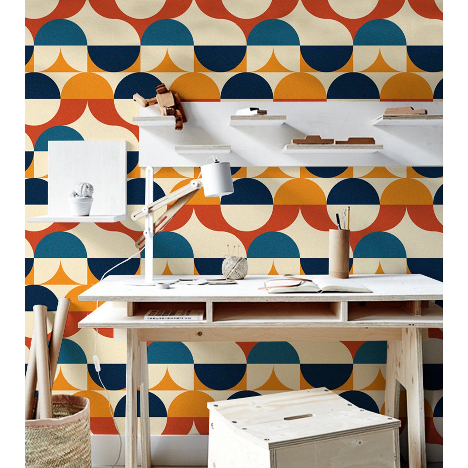 Tulup Fototapete Vintage Fototapete Wohnzimmer XXL günstig online kaufen