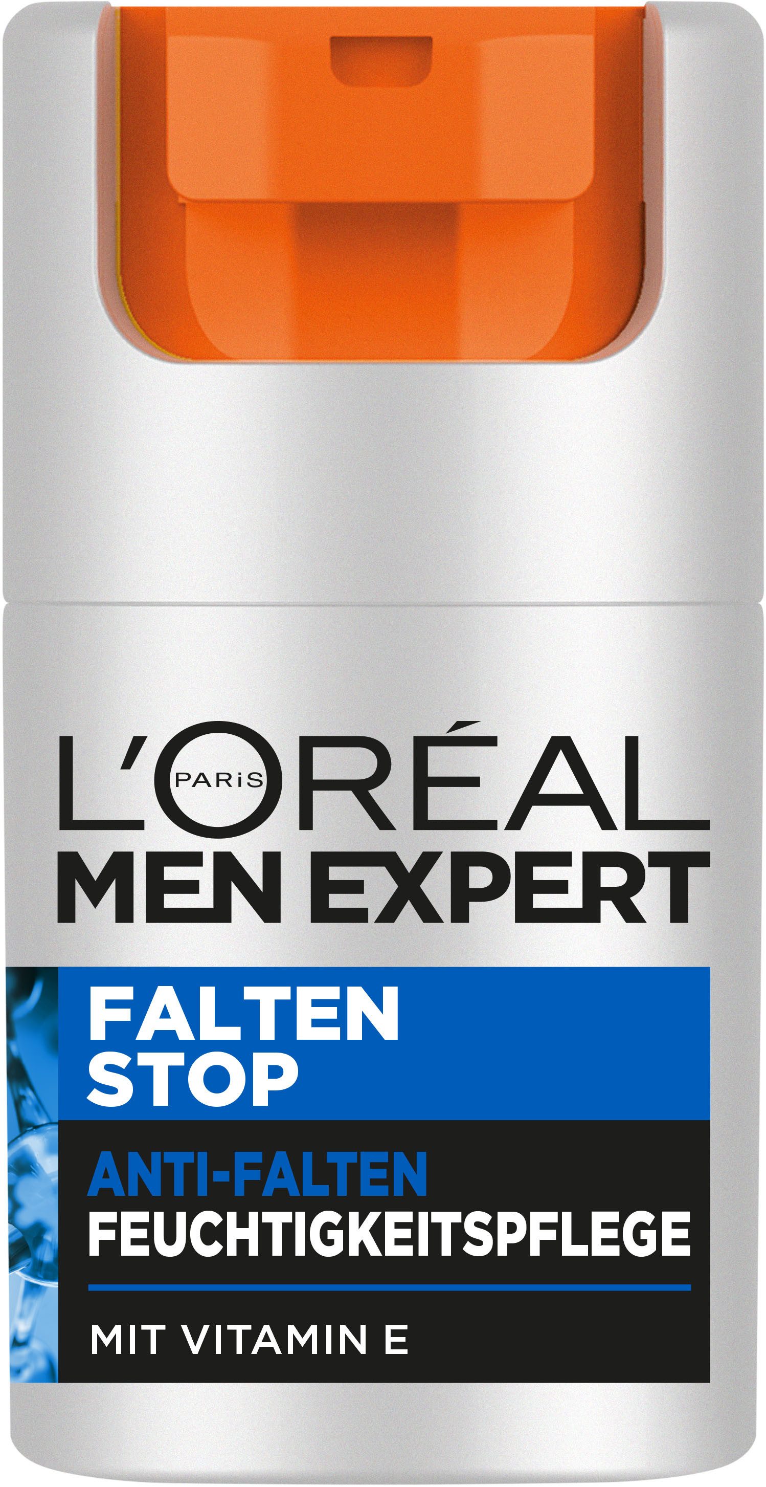L'ORÉAL PARIS MEN EXPERT Feuchtigkeitscreme Anti-Falten Feuchtigkeitspflege, mit Vitamin E