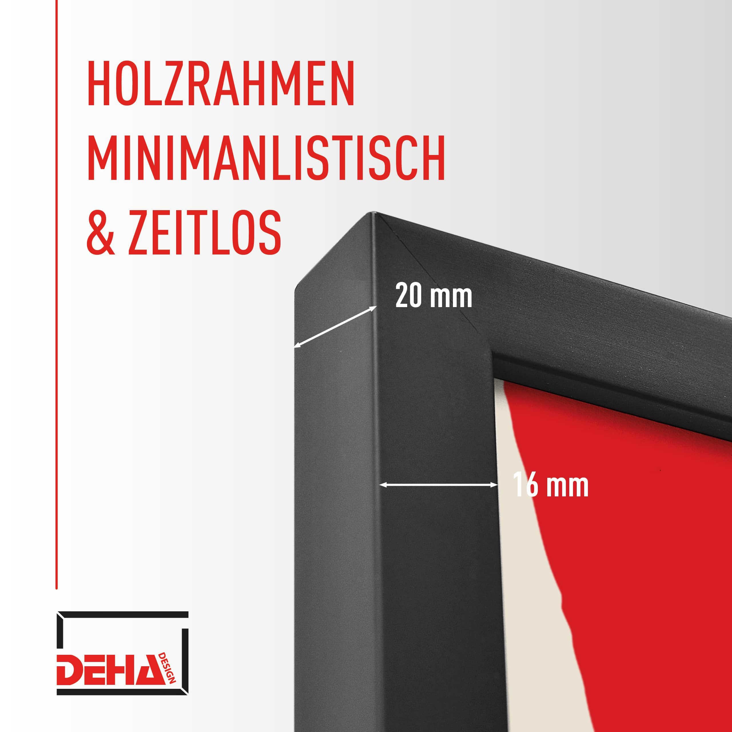 DEHA DESIGN Bilderrahmen Holz Bilderrahmen Fontana, (1 St)