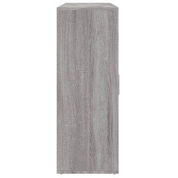 vidaXL Sideboard Sideboards 3 Stk. Grau Sonoma 60x31x84 cm Holzwerkstoff (1 St)