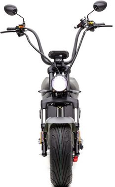ECONELO E-Motorroller CHOPPER PXD 2, 3000 W, 45 km/h, Lenkrad höhenverstellbar