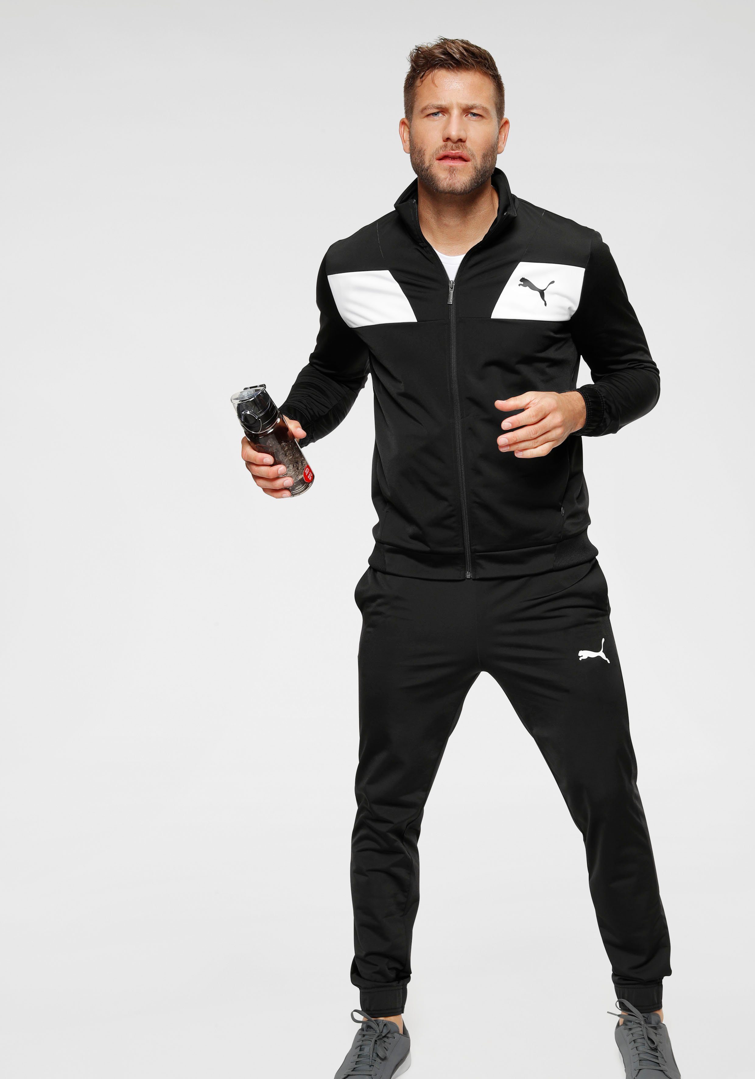 puma techstripe tricot suit op