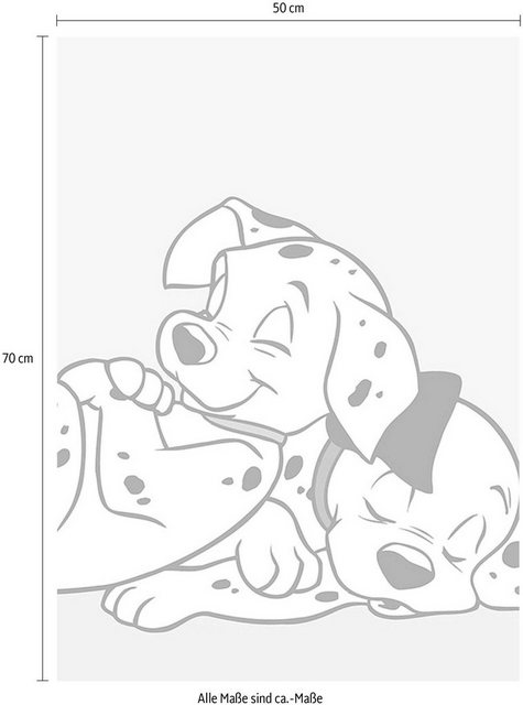 Komar Poster »101 Dalmatiner Cuddle«, Disney, Höhe: 70cm-Otto