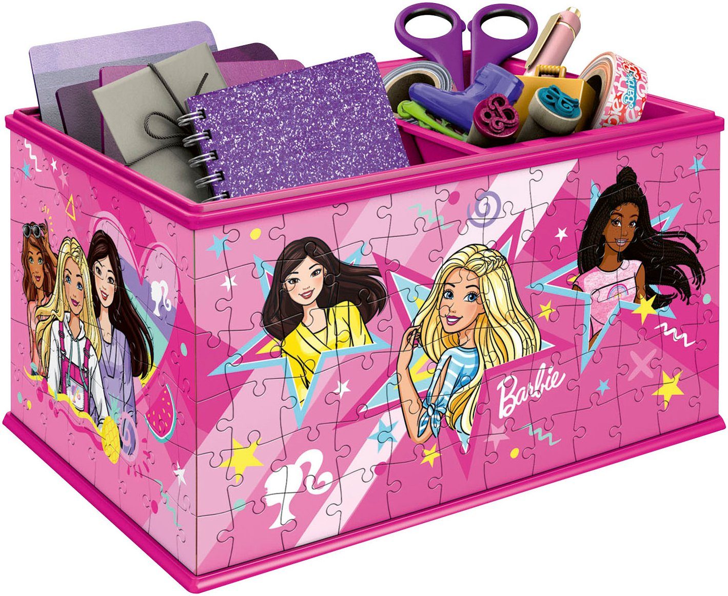 Ravensburger 3D-Puzzle Aufbewahrungsbox Barbie, 216 Puzzleteile, Made in Eu günstig online kaufen