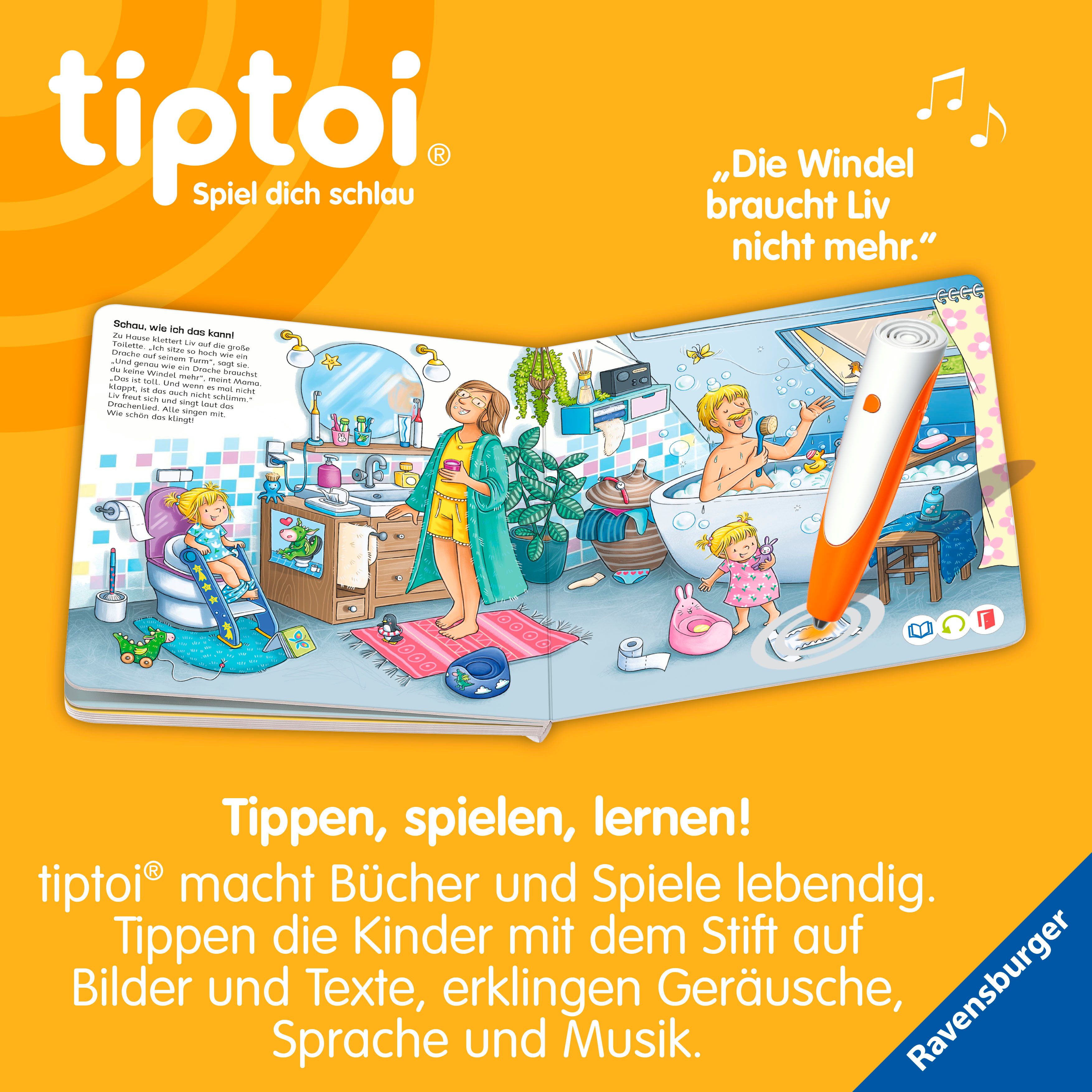 tiptoi® Abenteuer Großwerden - Liv geht aufs Töpfchen, Made in Europe – Bild 4 von 5