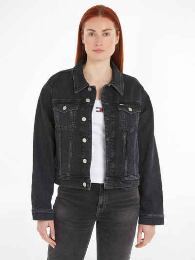 Tommy Jeans Jeansjacke MOM CLS JACKET CG4181 mit Logpatch