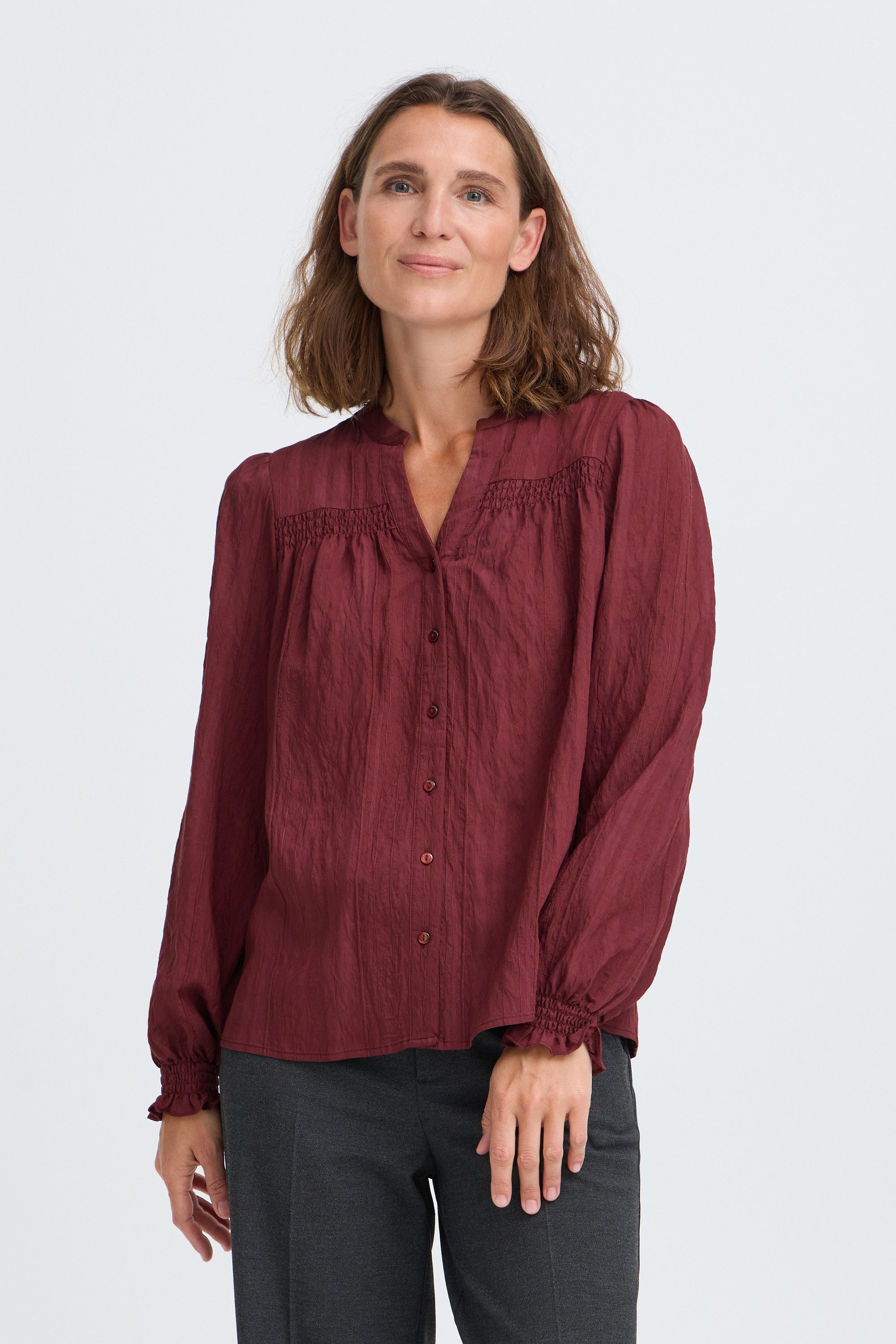 Pulz Jeans Langarmhemd Langarm PZESMEE