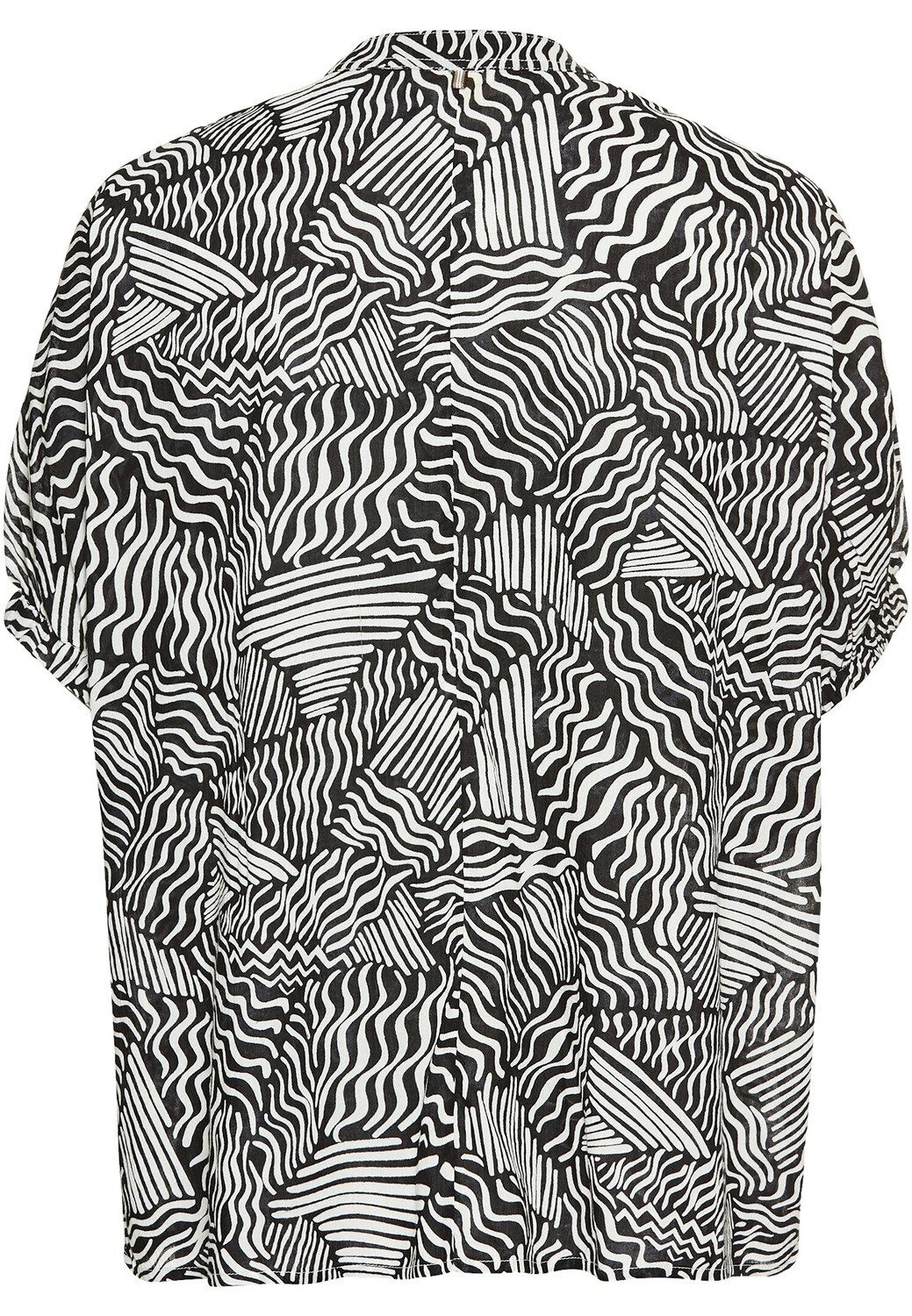 camel active Shirtbluse Halbarm-Blusenshirt Allover-Print günstig online kaufen