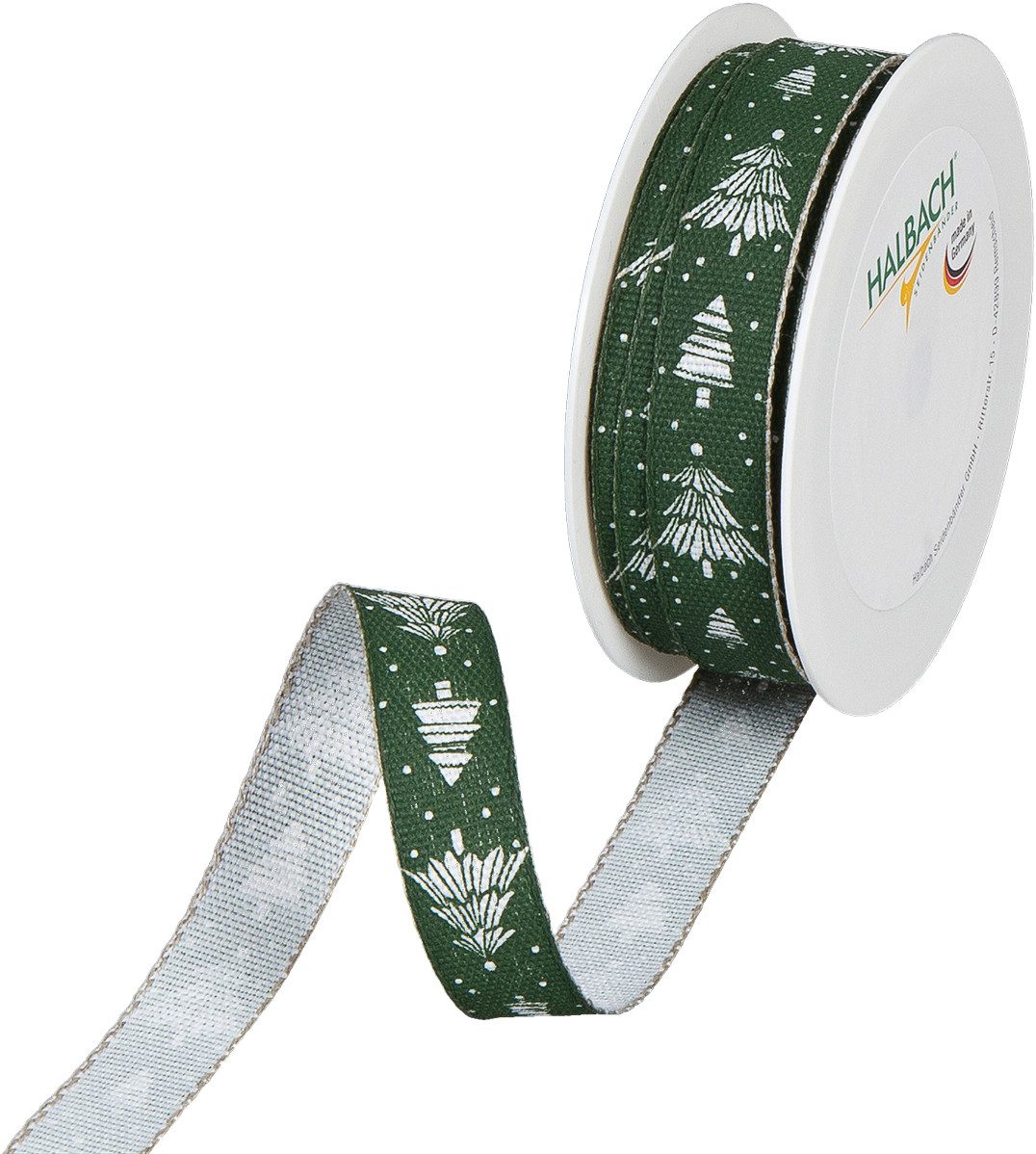 HALBACH Bastelband Tannenbäume, 8 m
