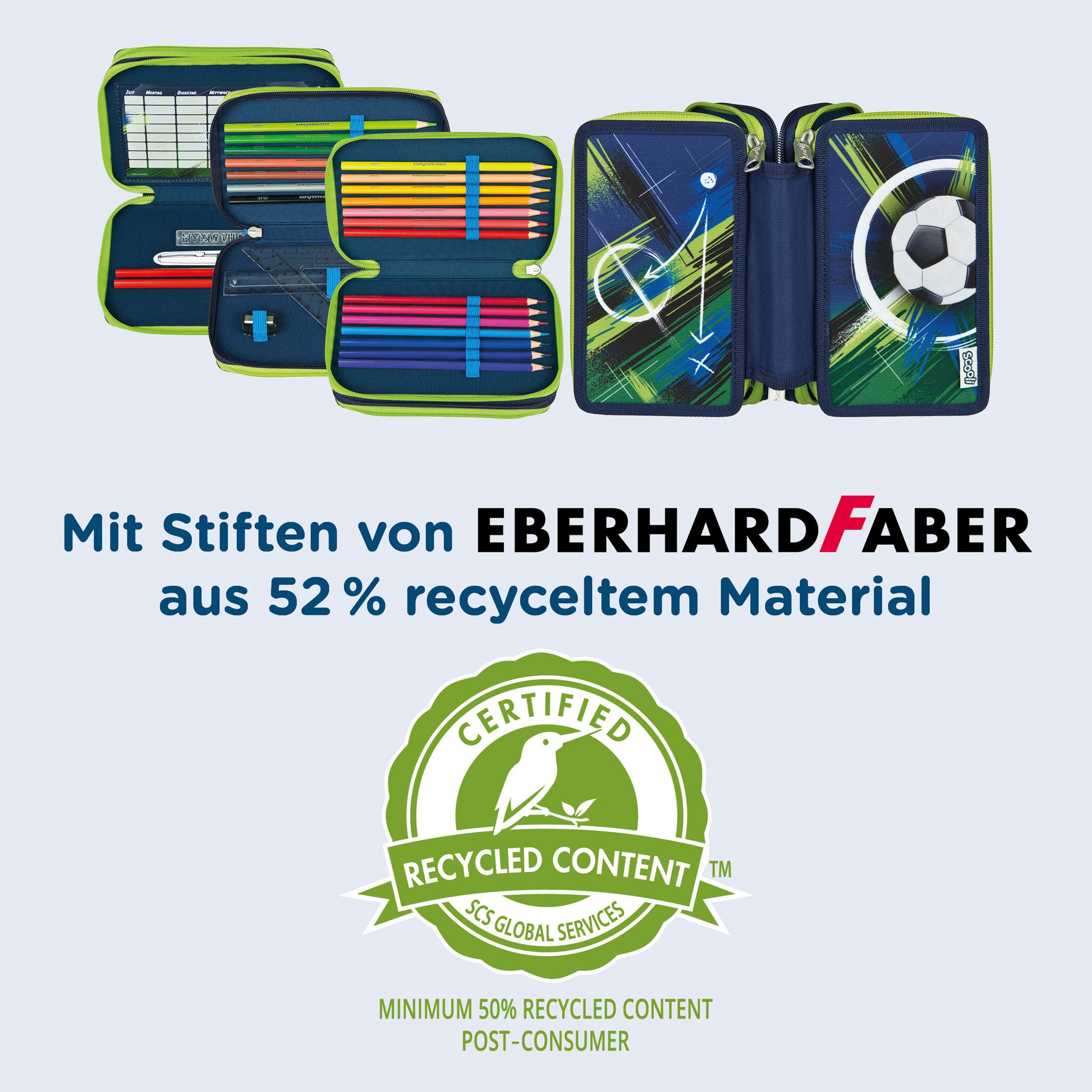 Scooli Federmäppchen Tripledecker