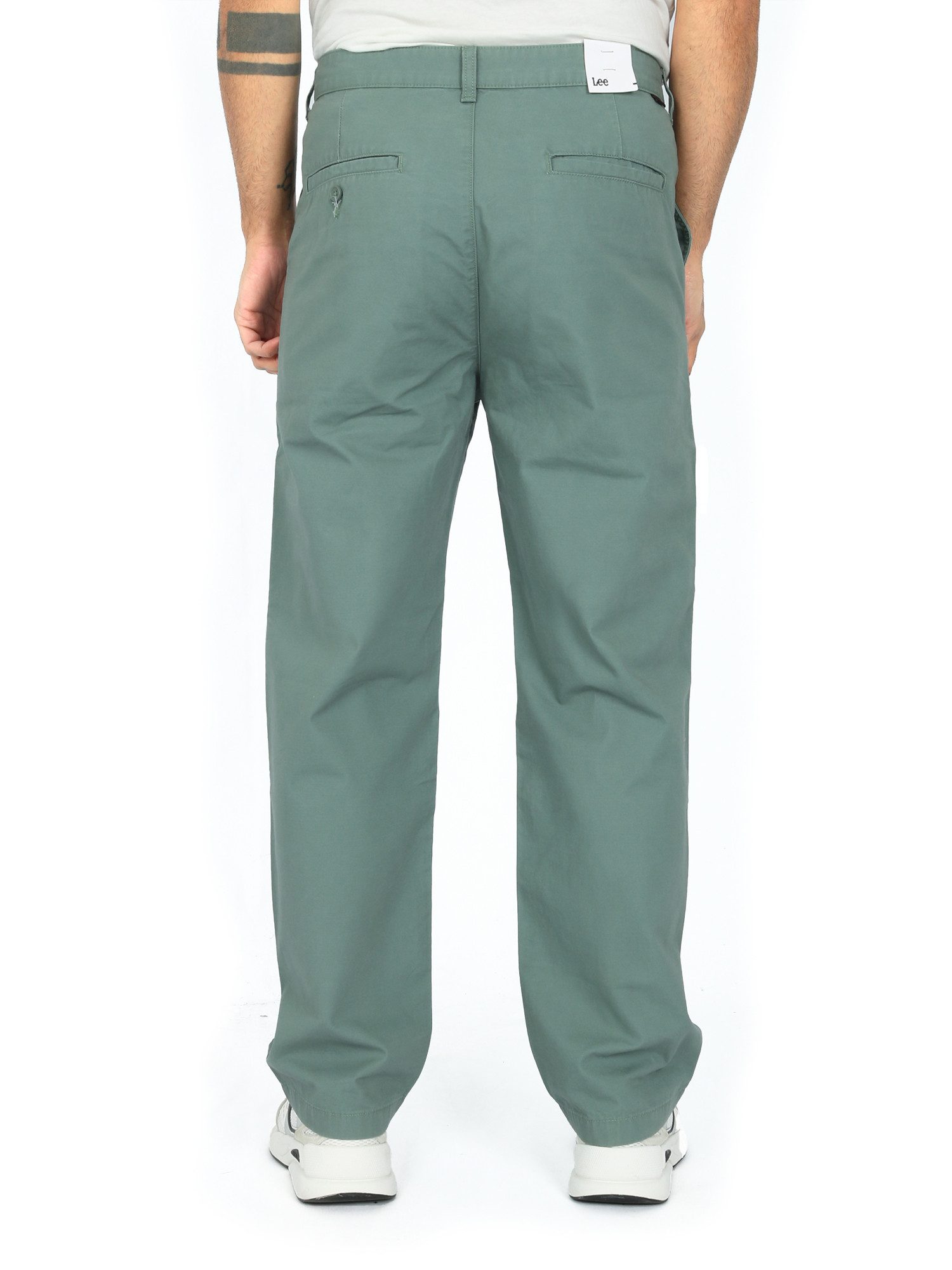 Lee® Chinohose Relaxed Hose Olivgrün - Relaxed Chino - Länge:32