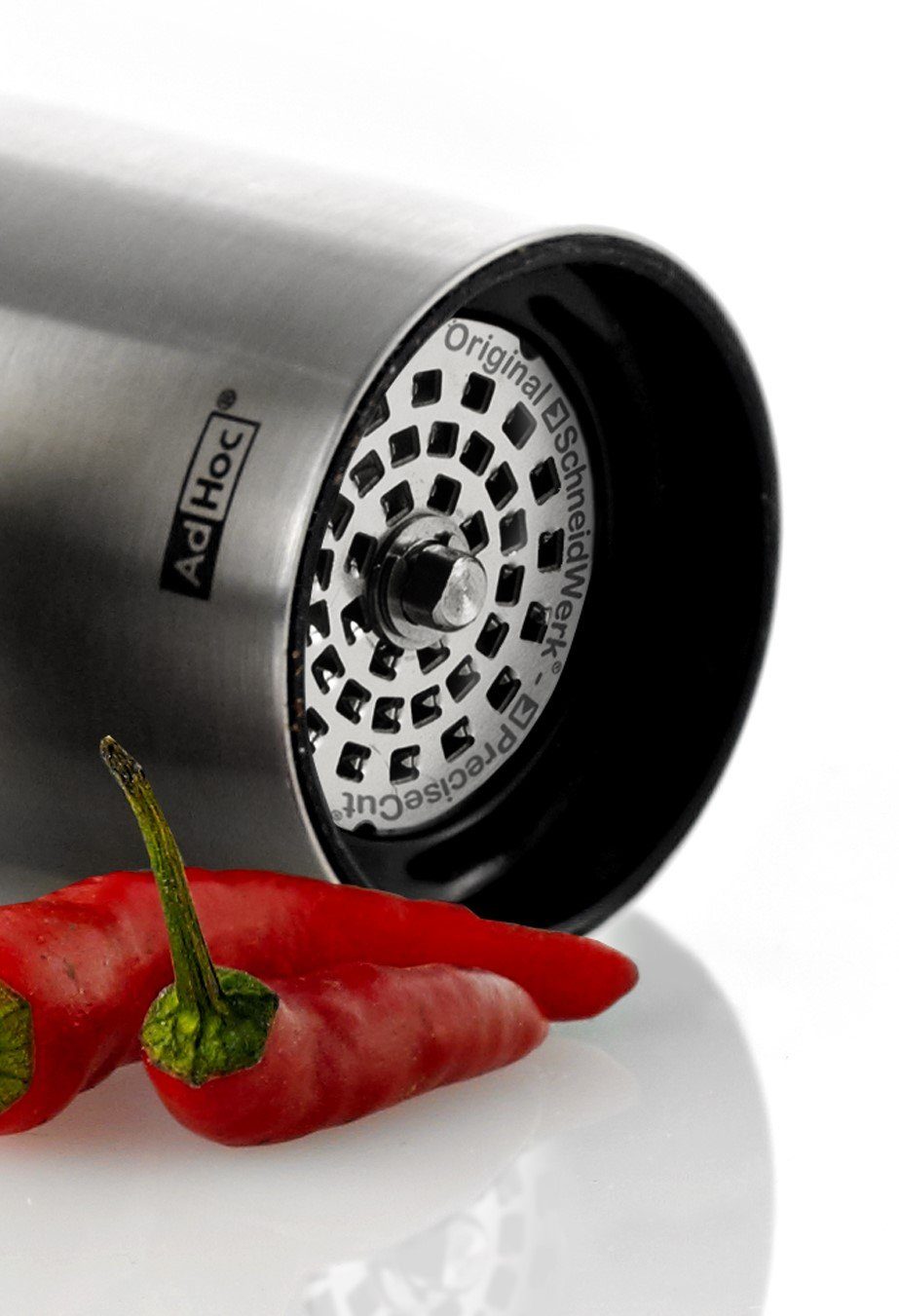 AdHoc Chilimühle exklusives Geschenkset Chilischneider Pepe, mit original SchneidWerk und Zugabe von edlen Chilischoten – Bild 3 von 5