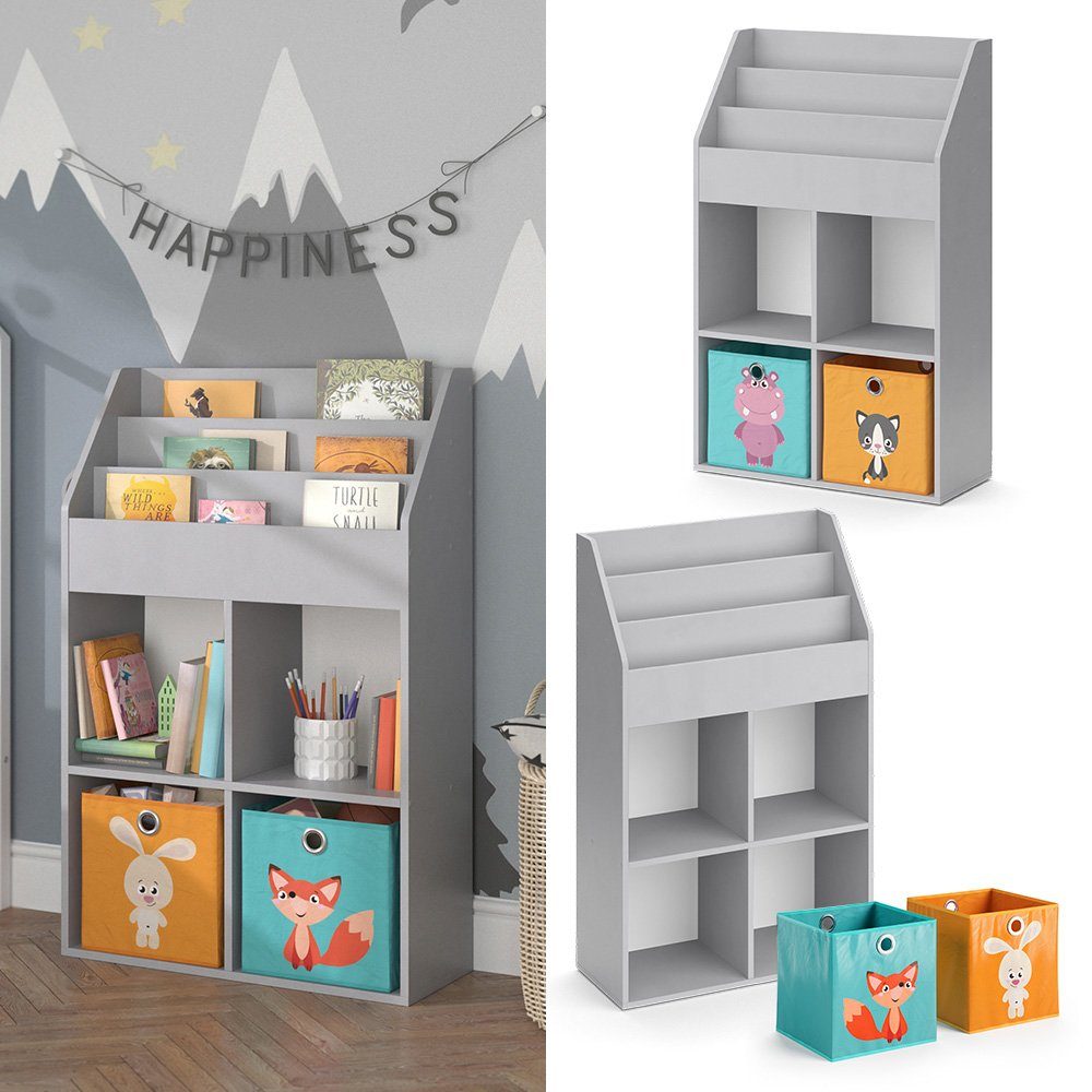 Vicco Bücherregal Luigi, Grau, 72 x günstig online kaufen