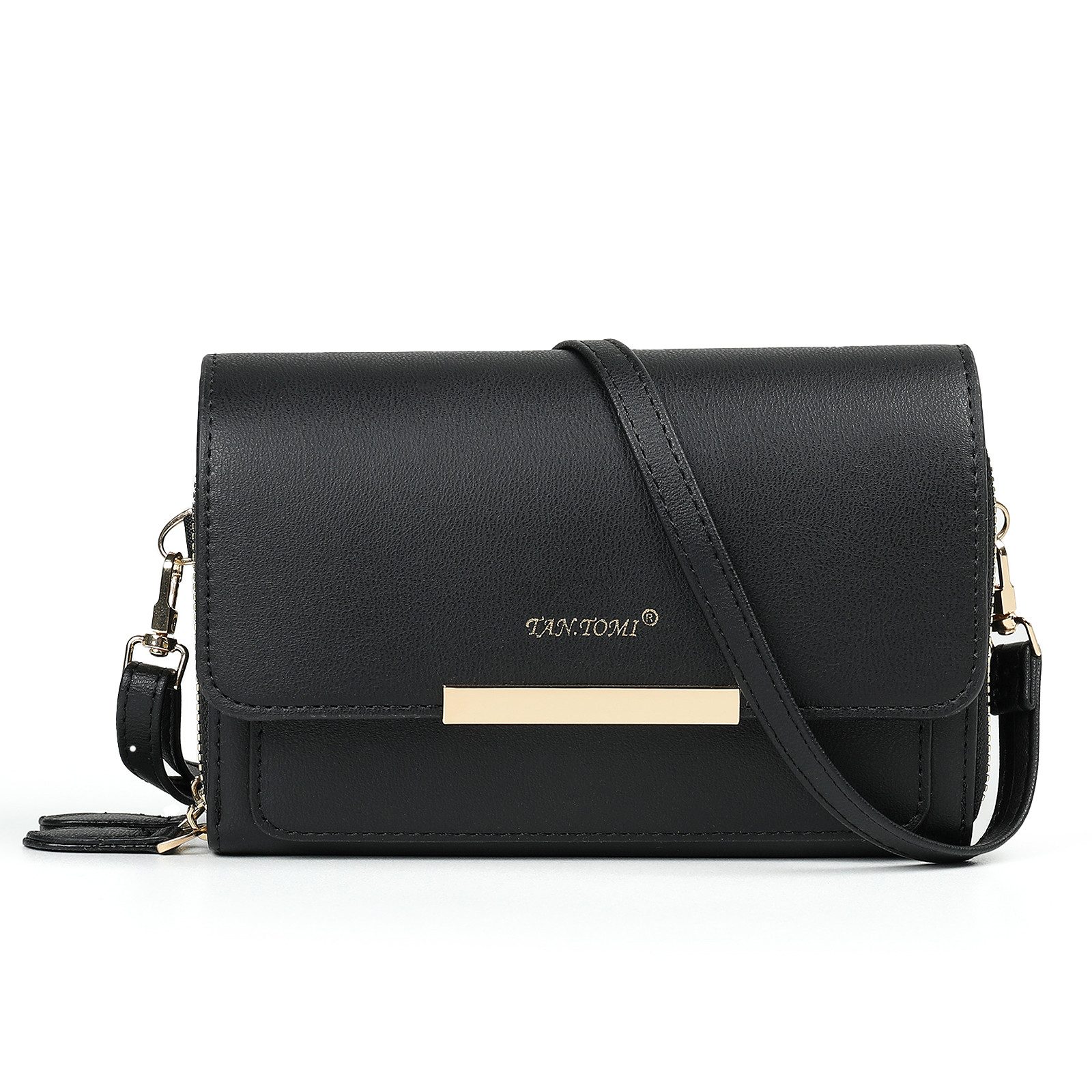 Fassiona Umhängetasche Damen Handy Umhängetasche - Crossbody Tasche bis zu 6,7 Zoll (mit Geldbeutel Kartenfächer & Verstellbarer Abnehmbar Schulterriemen), Schultertasche Kleine Abendtasche Reisepass Handytasche