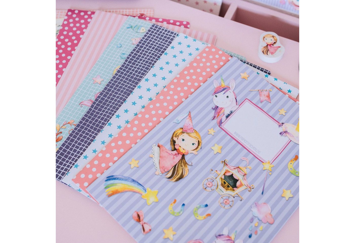 Thumbnail - PAPIERDRACHEN Schulheft Heftumschläge - DIN A4, Papierheftumschläge