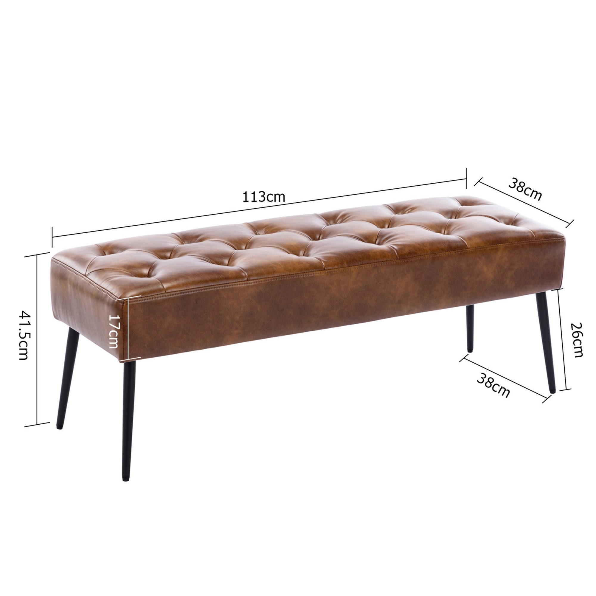 Duhome Sitzhocker (9130C), Sitzbank Polsterbank Sitzhocker günstig online kaufen