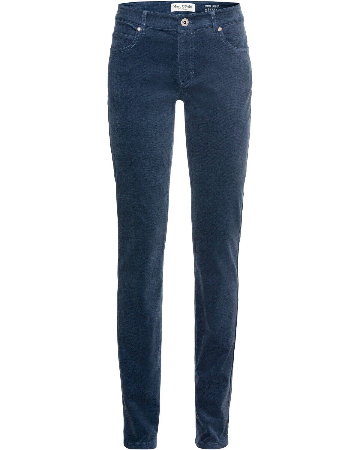 O'Polo Slim 5-Pocket-Hose Samthose Marc Rauchblau Lulea