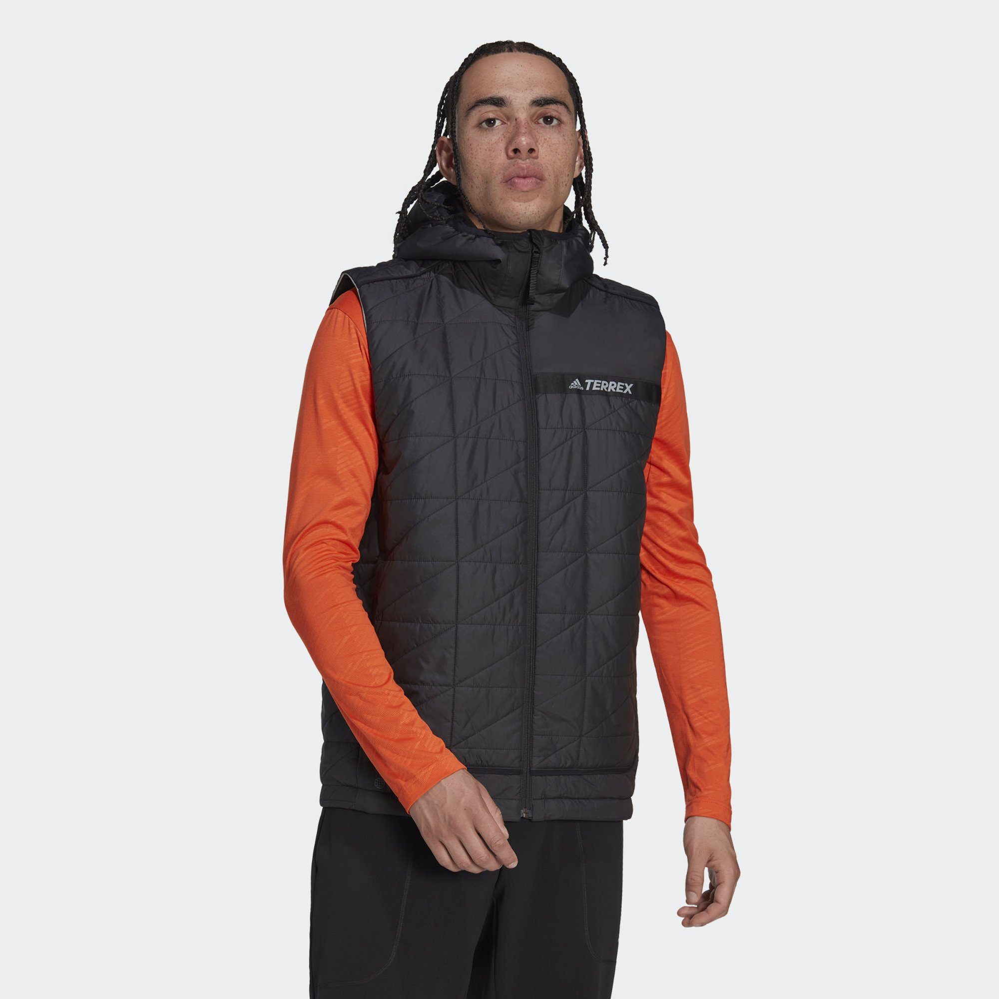 adidas TERREX Winterjacke TERREX MULTI INSULATED WESTE, Außenmaterial: 100  % recycelter Polyester (Ripstop)