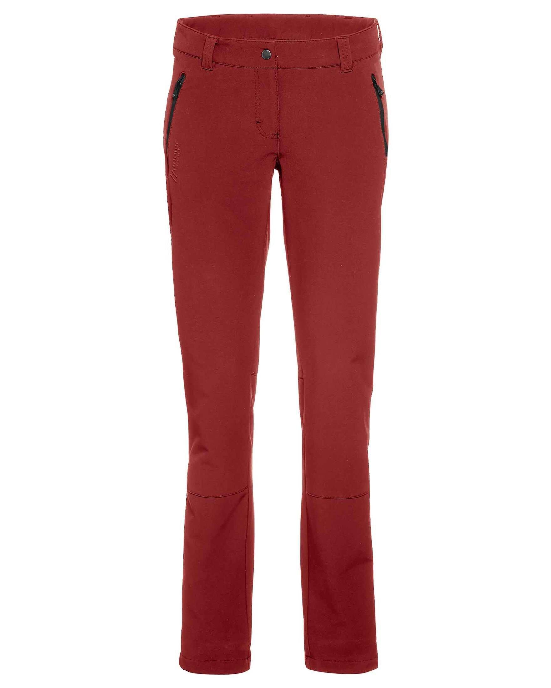 Maier Sports Outdoorhose Damen Outdoorhose HELGA SLIM (1-tlg) rot (500)