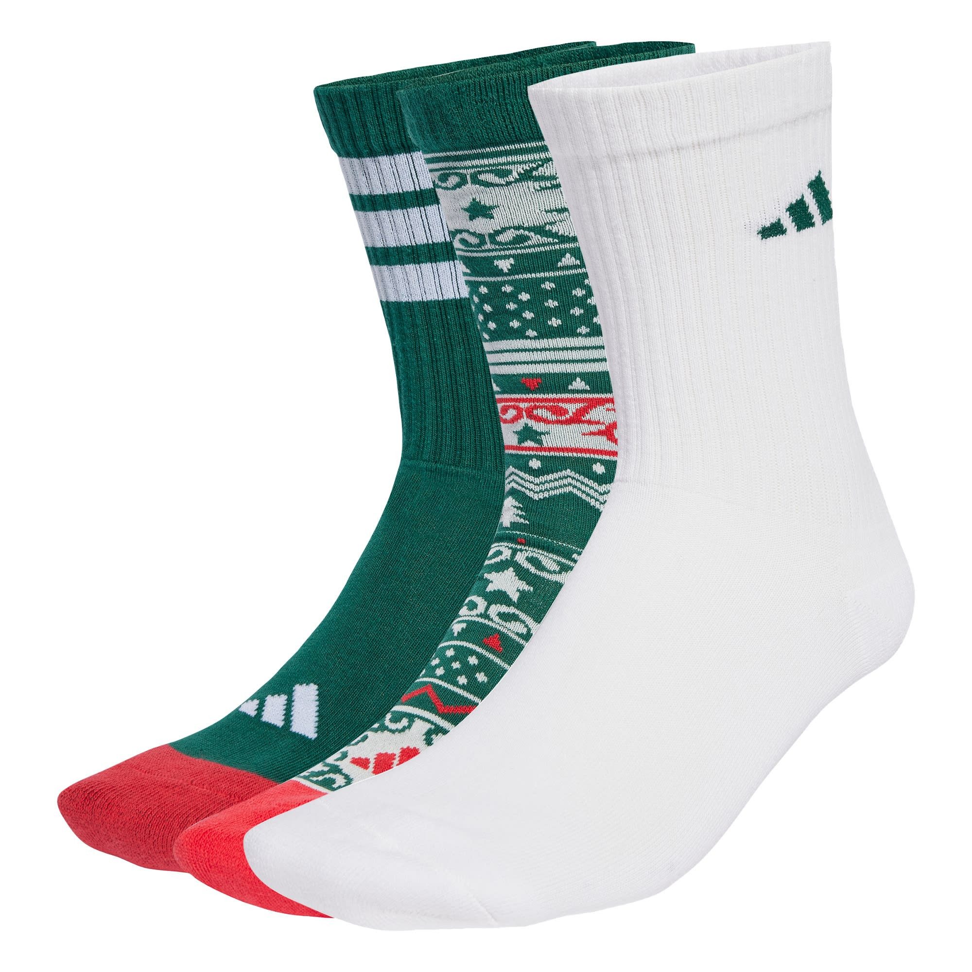 adidas Sportswear Sportsocken ADIDAS CHRISTMAS GRAPHIC CREW SOCKEN 3ER-PACK (1-Paar)