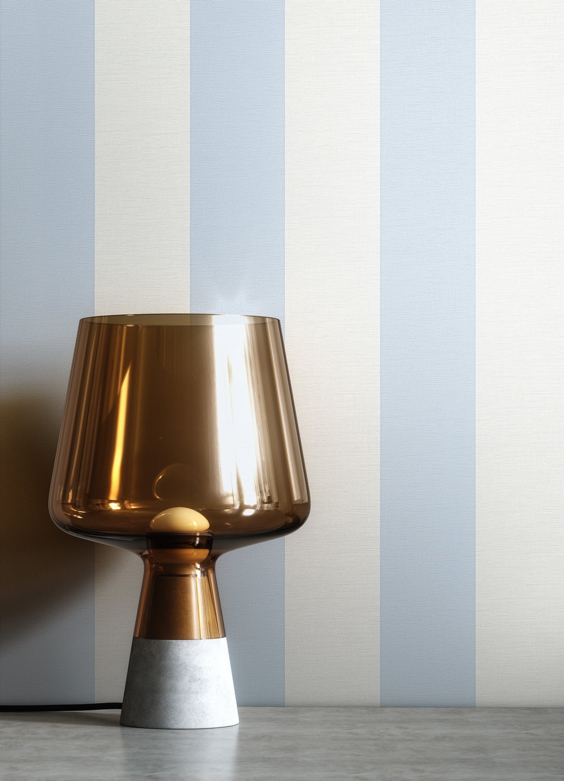 Newroom Vliestapete, Blau Tapete Modern Streifen günstig online kaufen