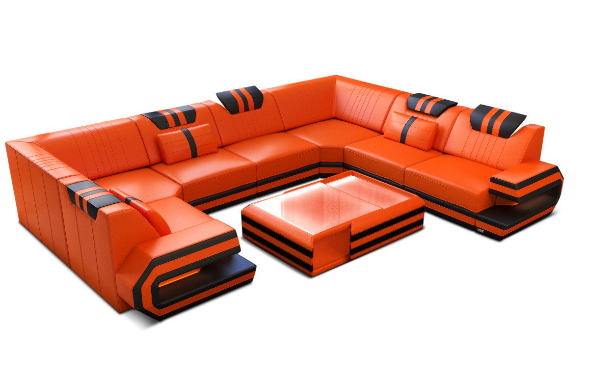Sofa Dreams Wohnlandschaft Sofa Ledercouch Leder günstig online kaufen