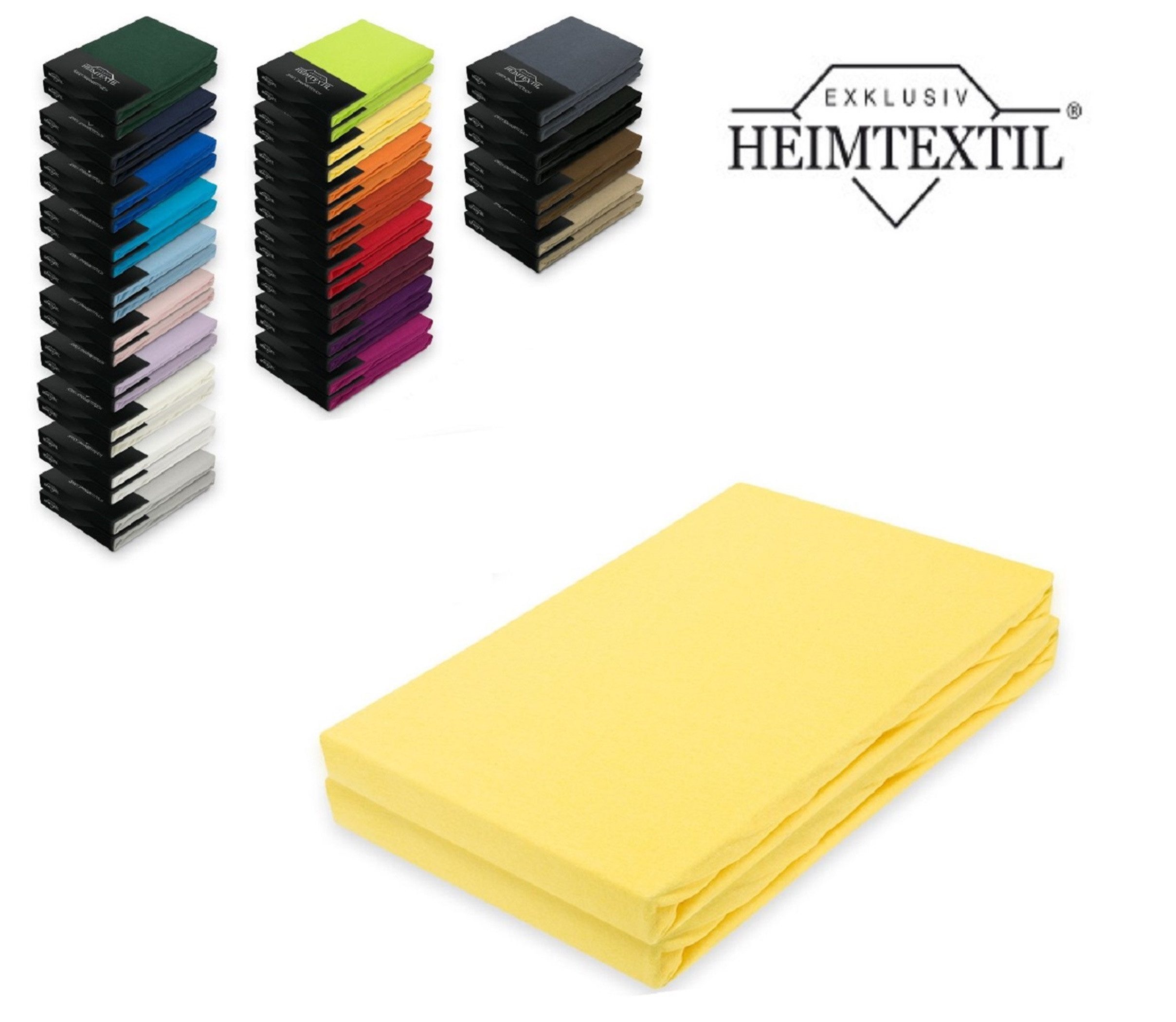 EXKLUSIV HEIMTEXTIL Spannbettlaken Marke Jersey Spannbettlaken günstig online kaufen