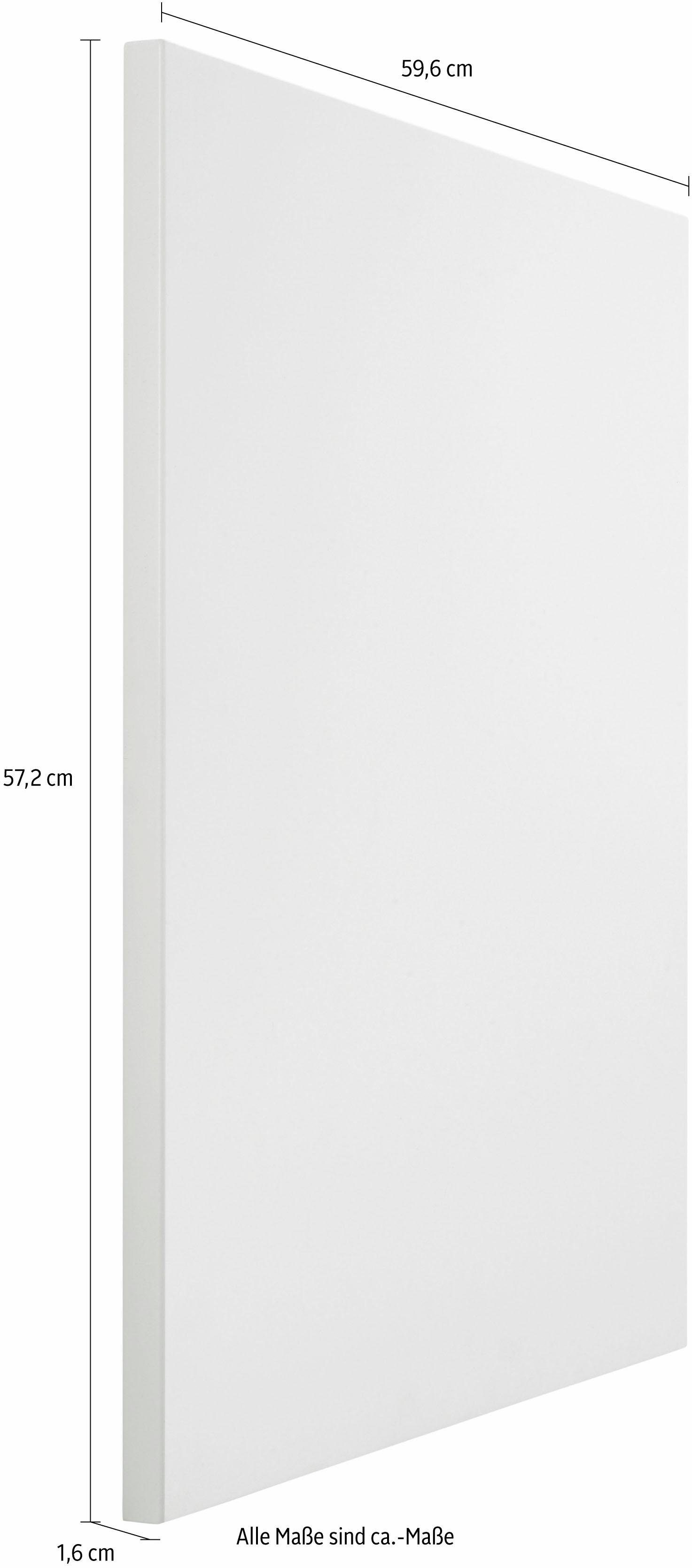 OPTIFIT Frontblende Geschirrspüler Tür cm teilintegierbaren Cara, für Weiß/Weiß 60