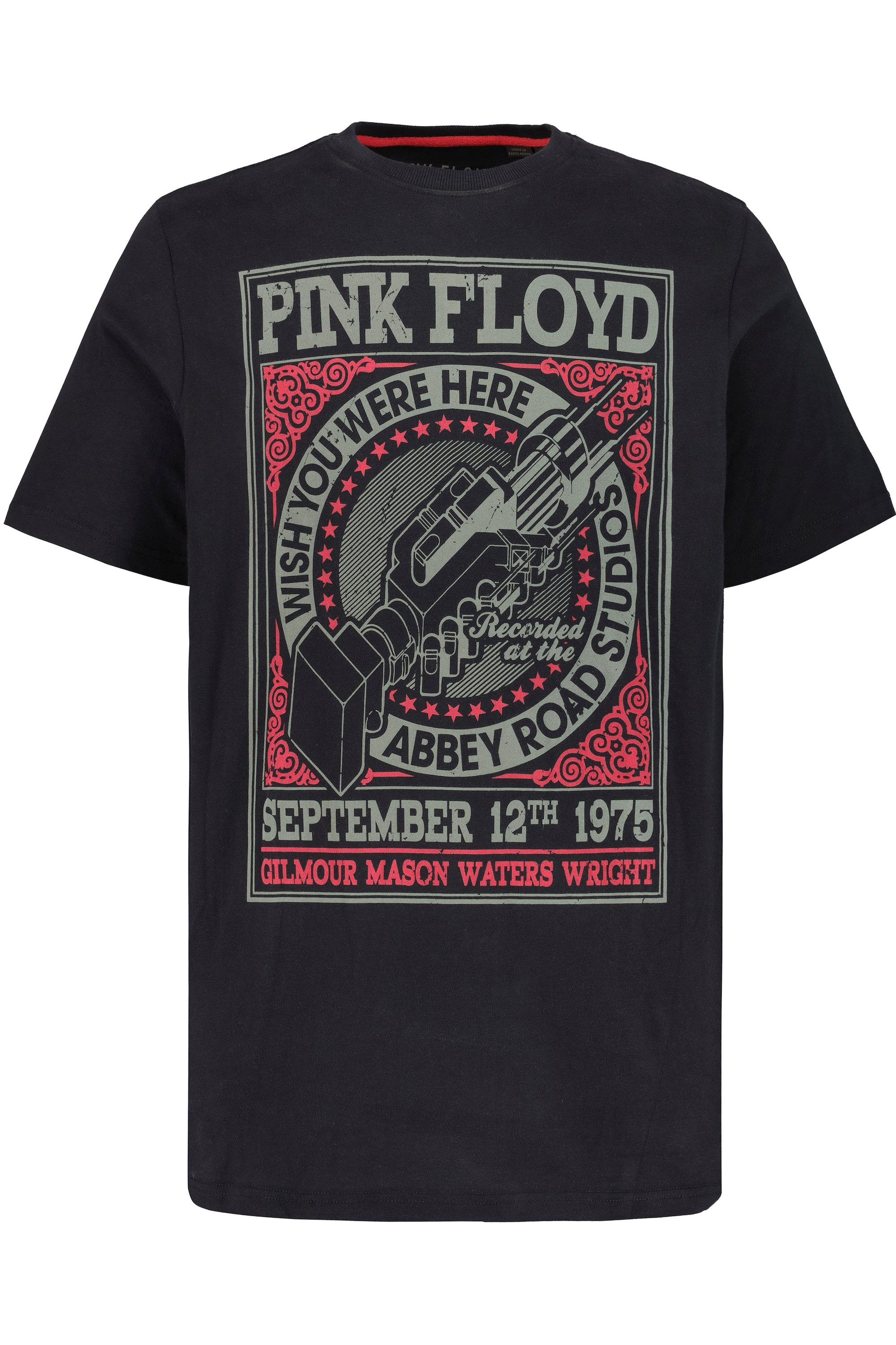 JP1880 T-Shirt bis 7XL T-Shirt XL Pink Floyd Motiv Halbarm günstig online kaufen