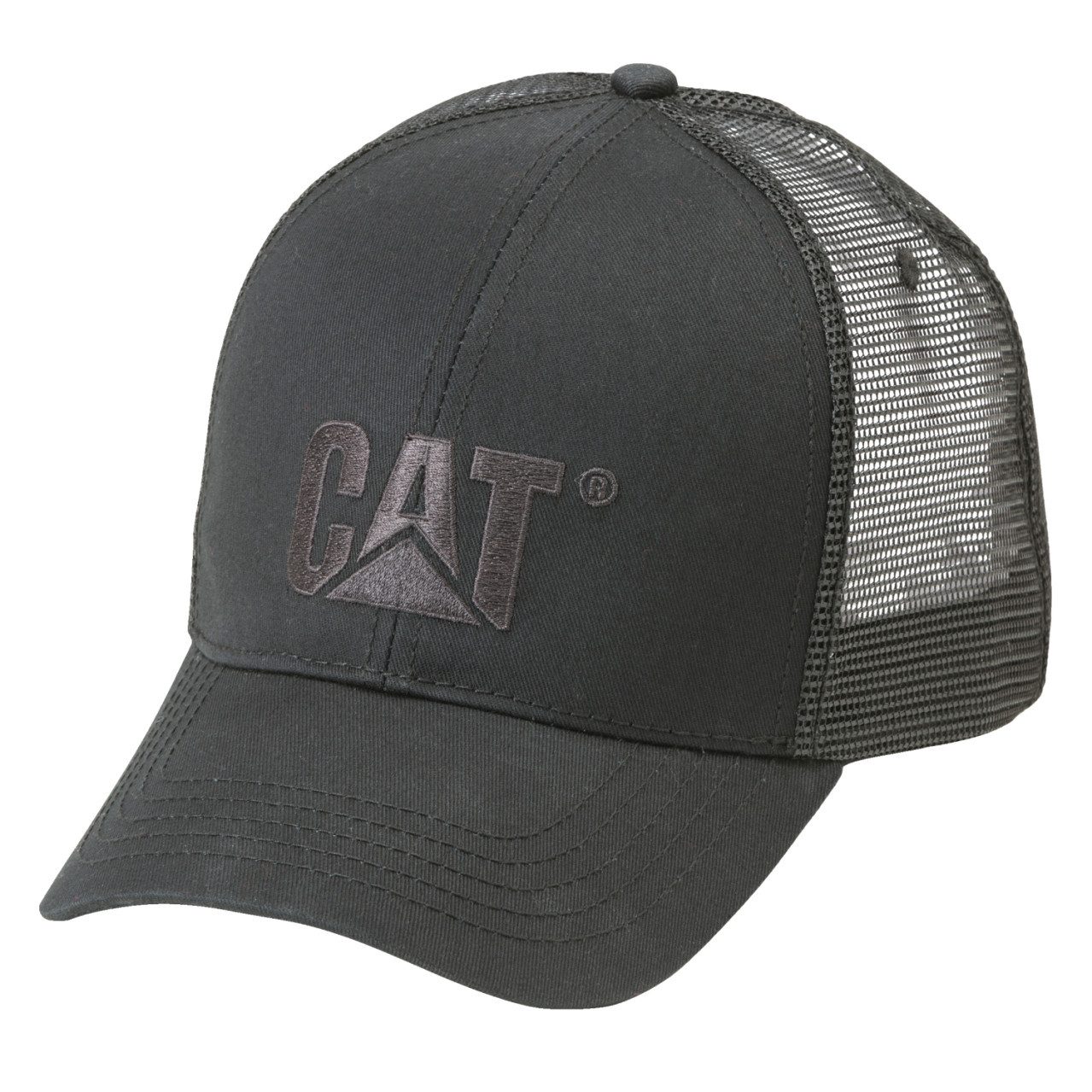 CAT Trucker Cap CAT Trucker Cap Logo Mesh schwarz