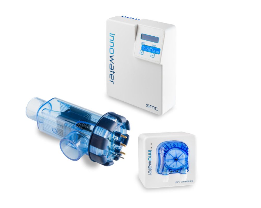 OKU Salzwassersystem INNOWATER Salzwasserelektrolyse SMC-30 pHw bis 150m³