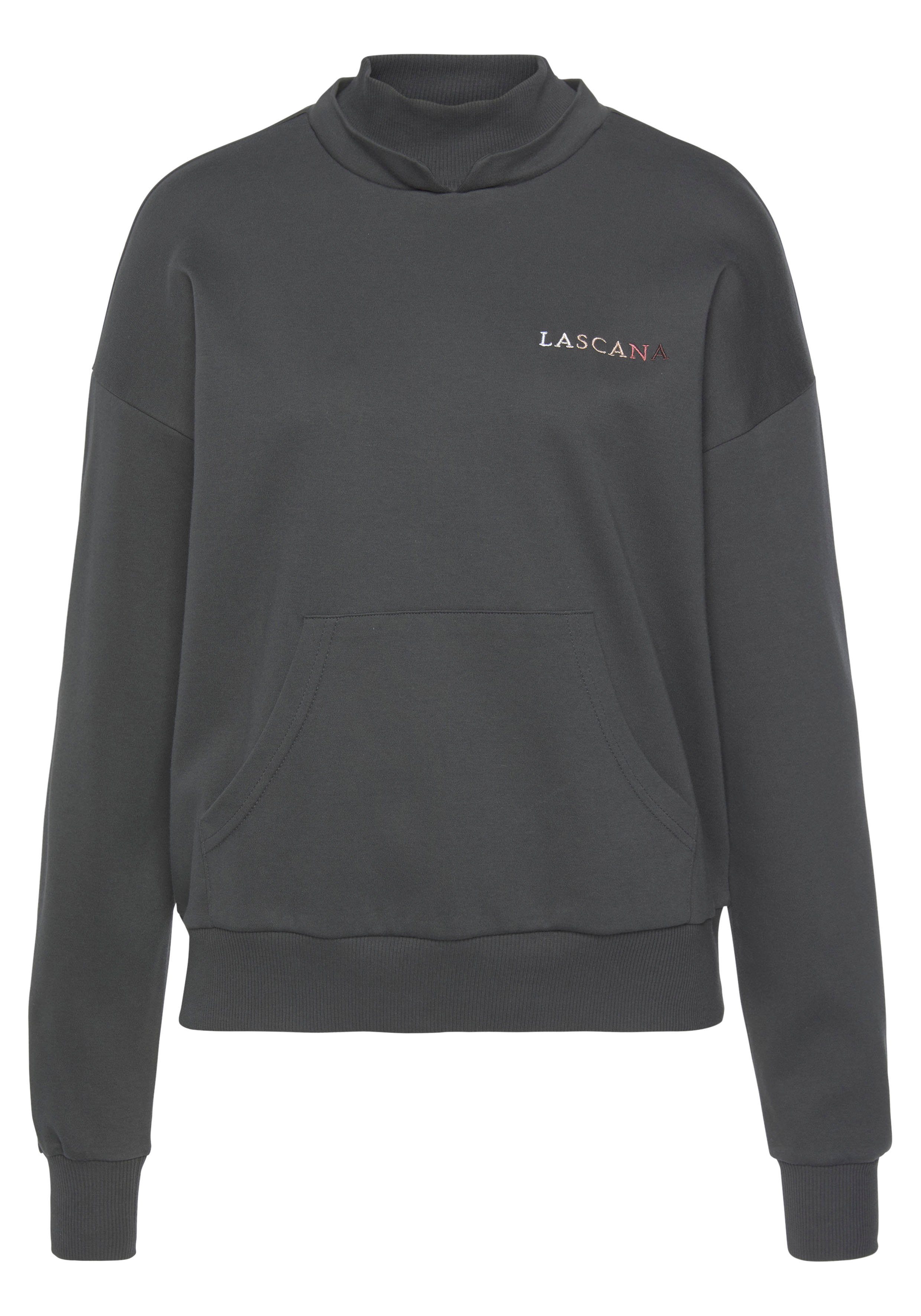 Collection LASCANA Hoodie Loungeanzug, anthrazit Circular Kapuzensweatshirt Loungewear,