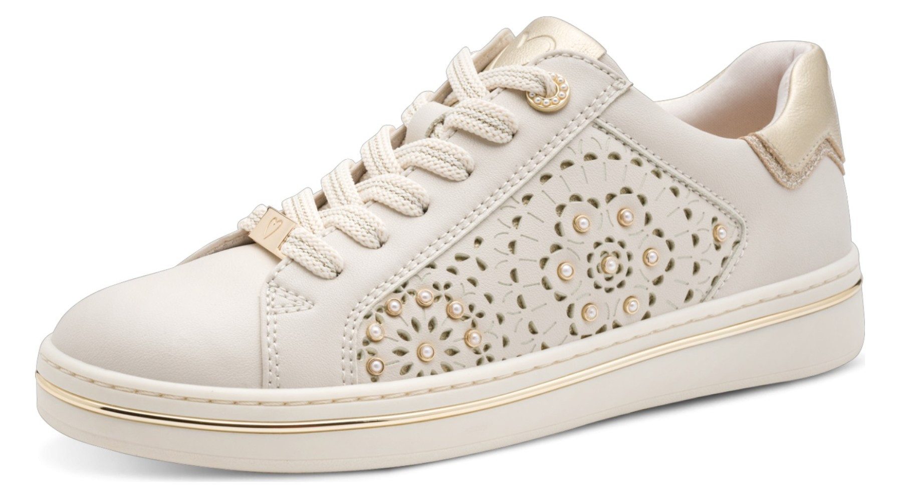 2-23771-46 402 Cream Comb Sneaker